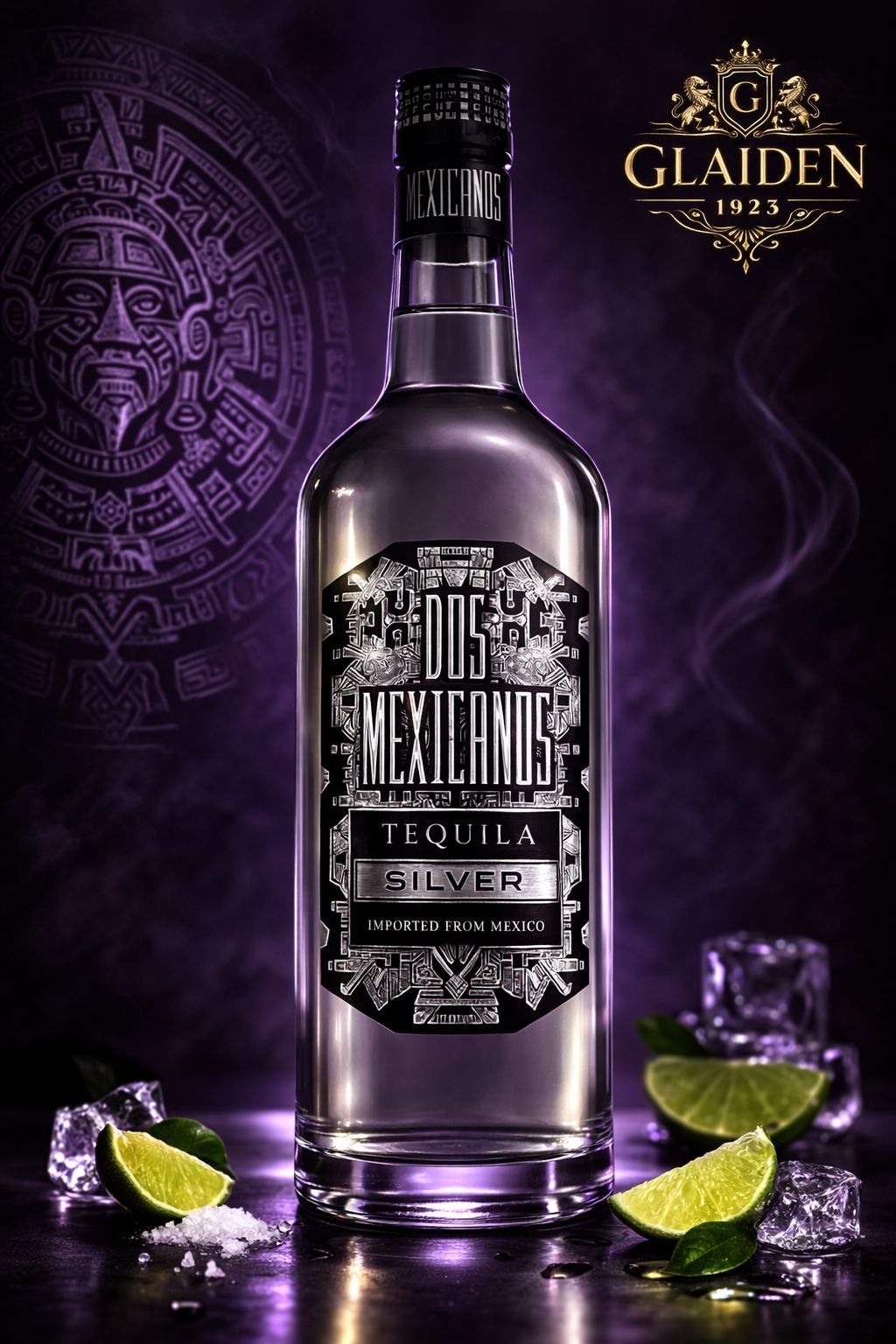 Dos Mexicanos Tequila Silver 1L