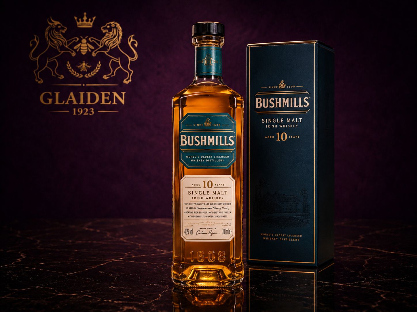 Bushmills 10 Single Malt Irish Whiskey