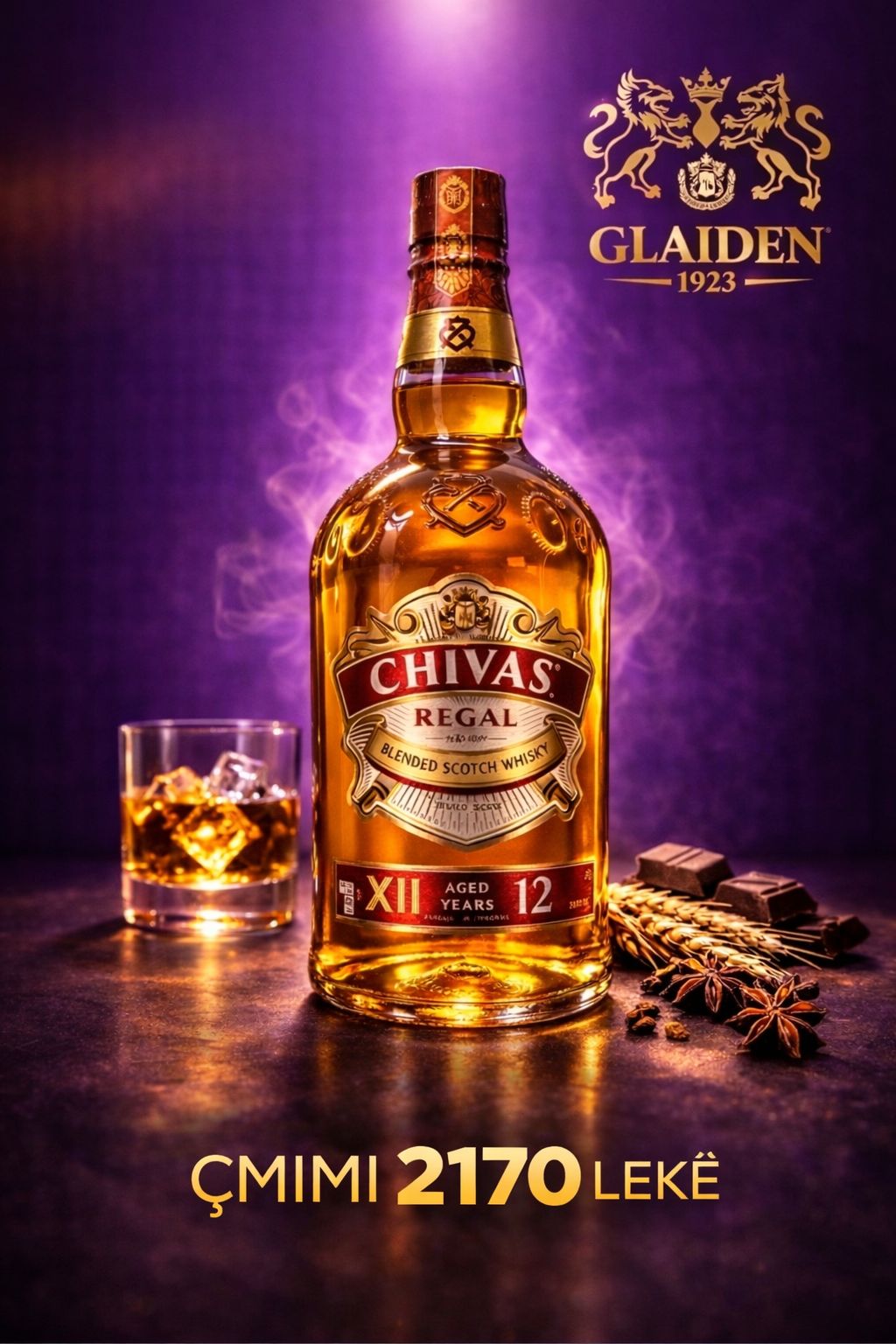 Chivas Regal 12 Year Blended Scotch Whisky 1L