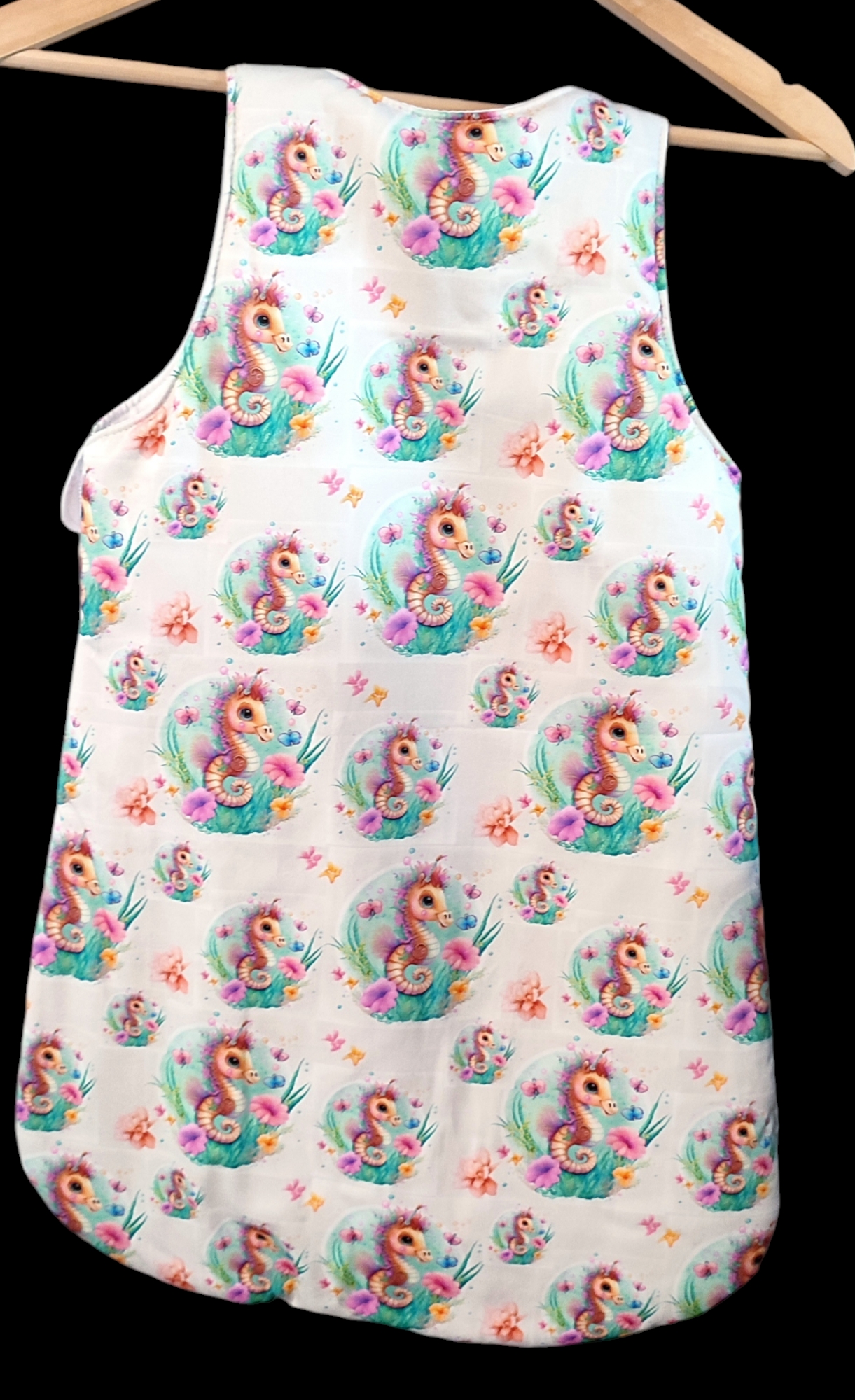 Gigoteuse bébé motif licorne hippocampe , taille 0 à 6 mois