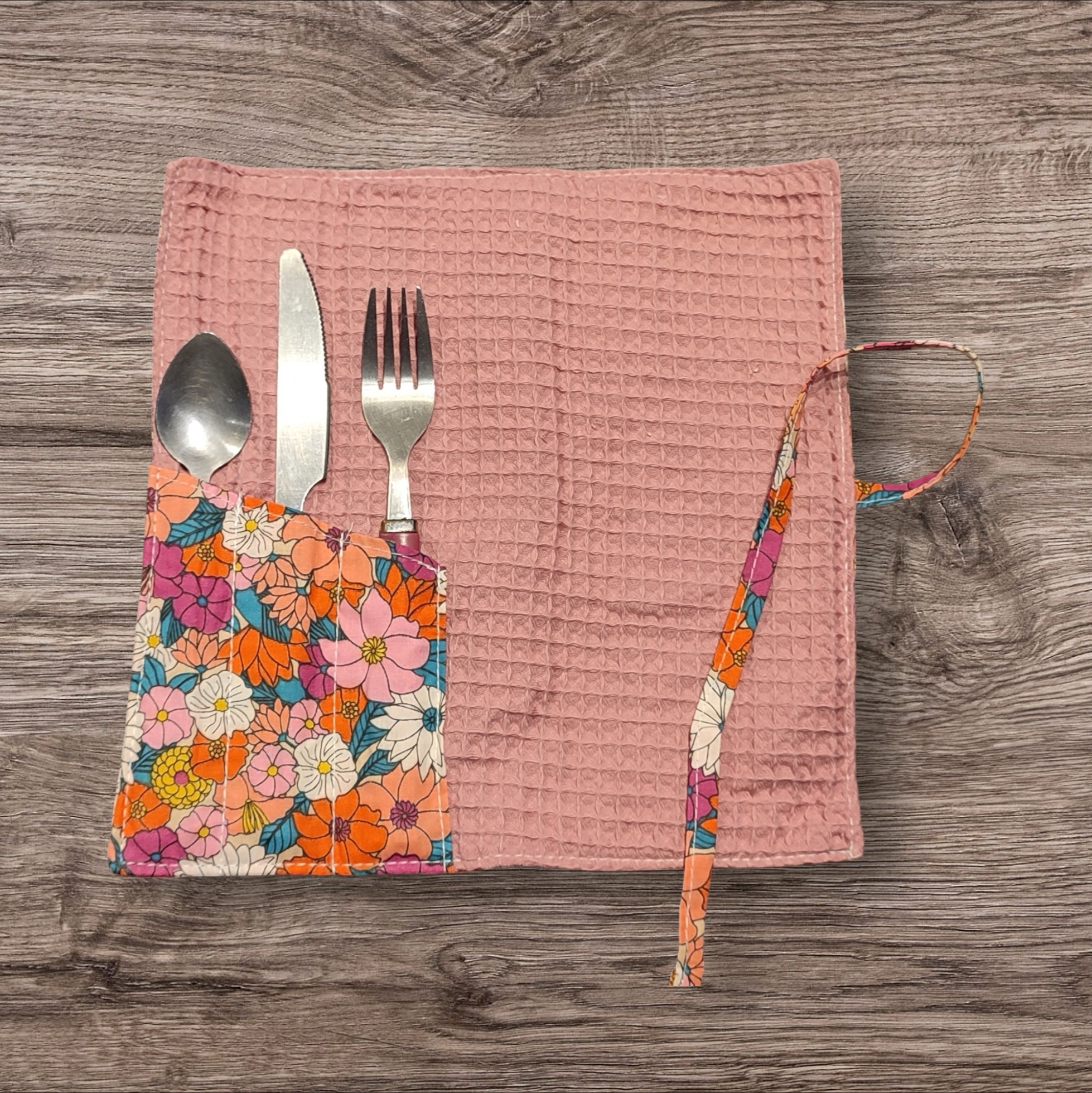 Pochette range couverts nomade