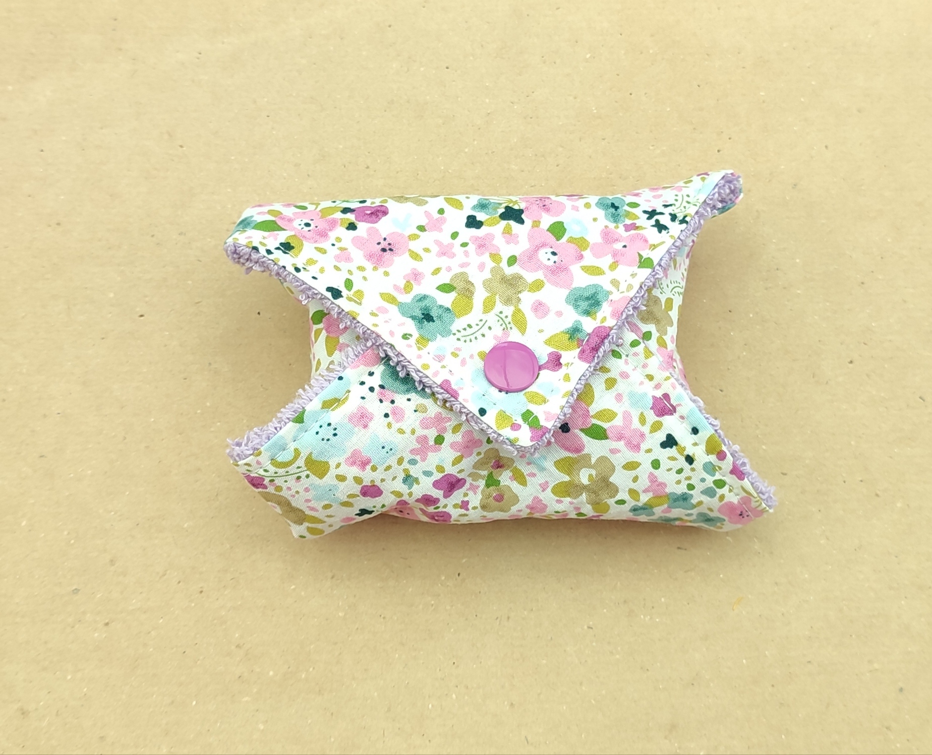 Pochette à savon en tissu