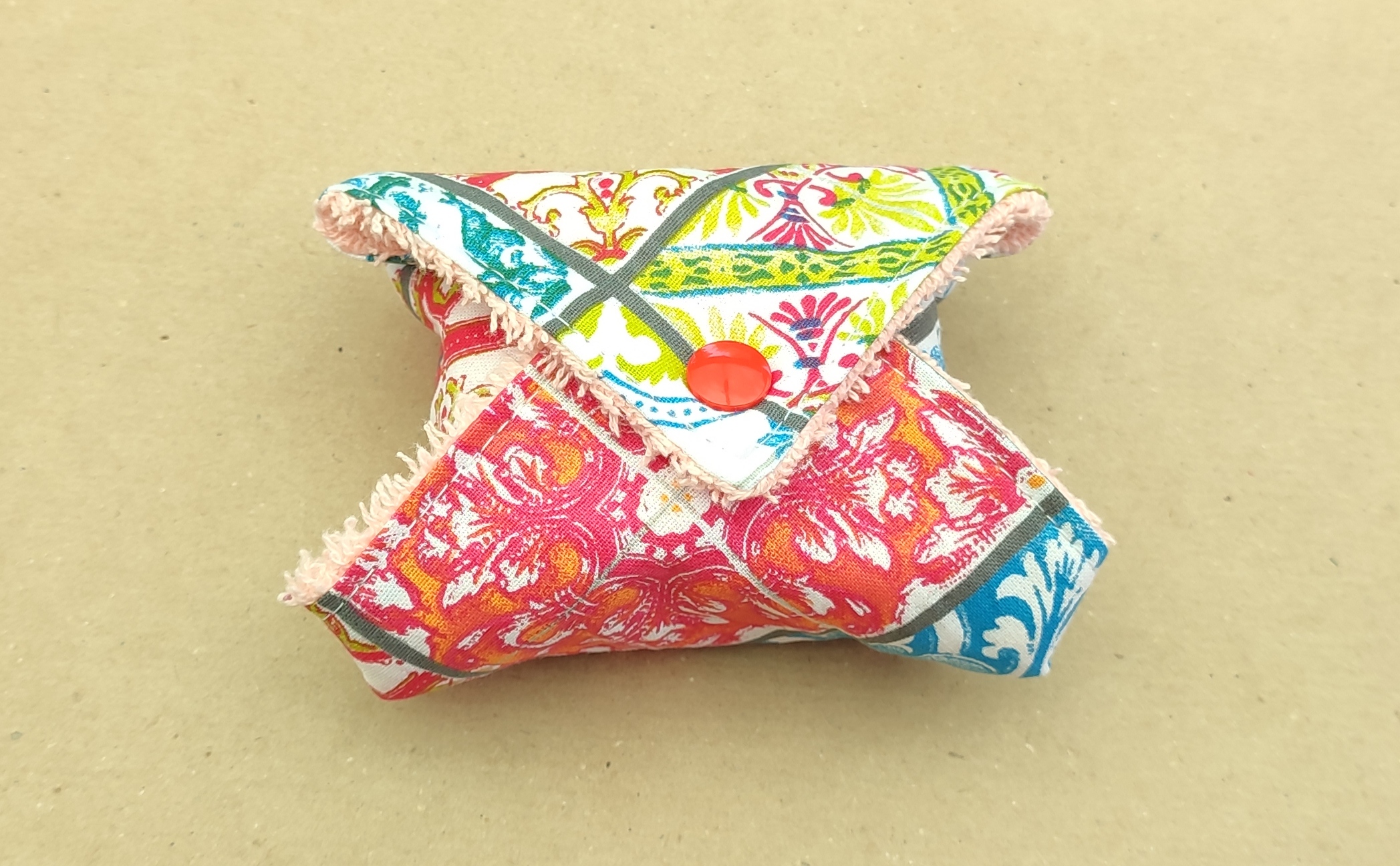 Pochette à savon en tissu