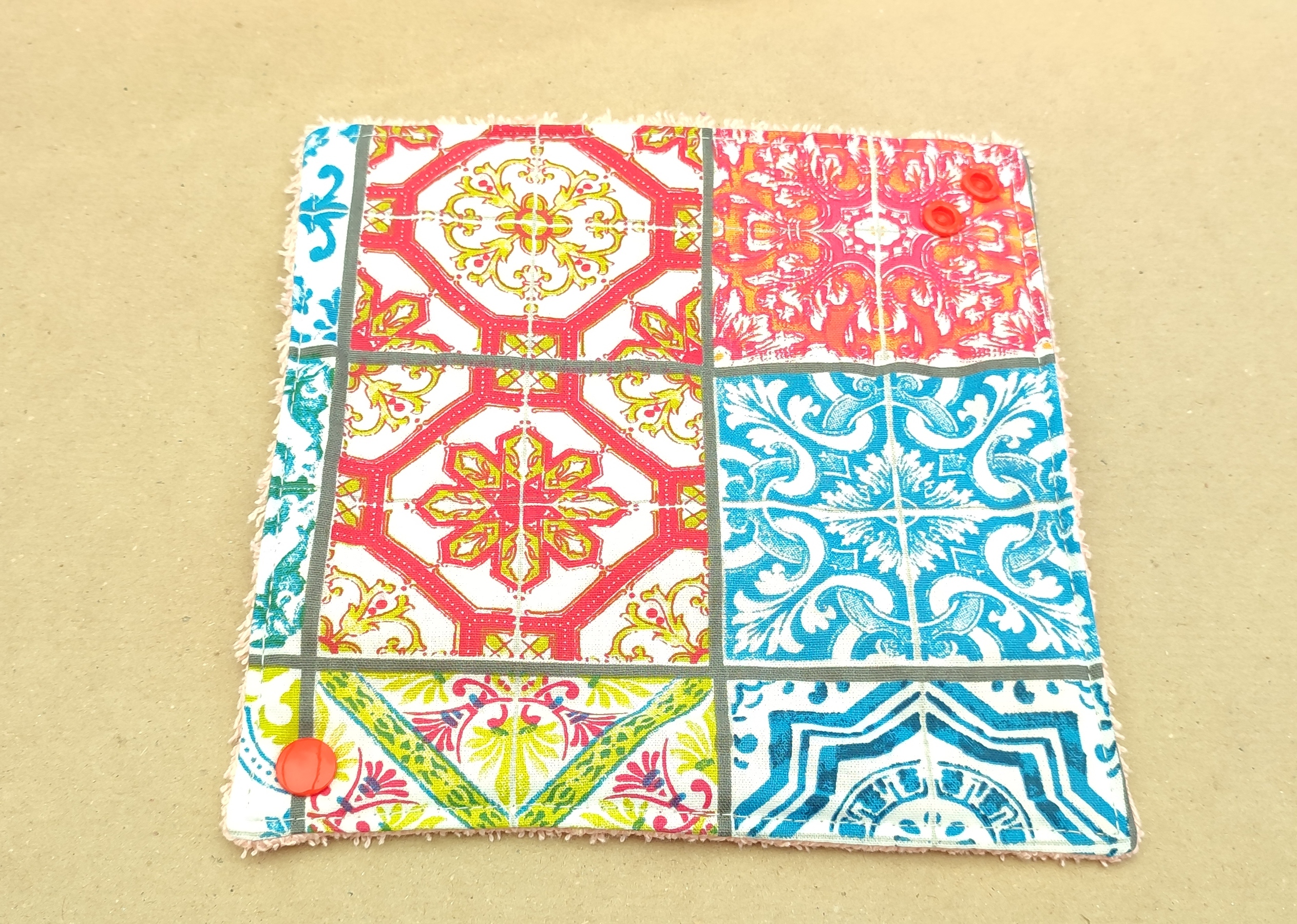 Pochette à savon en tissu