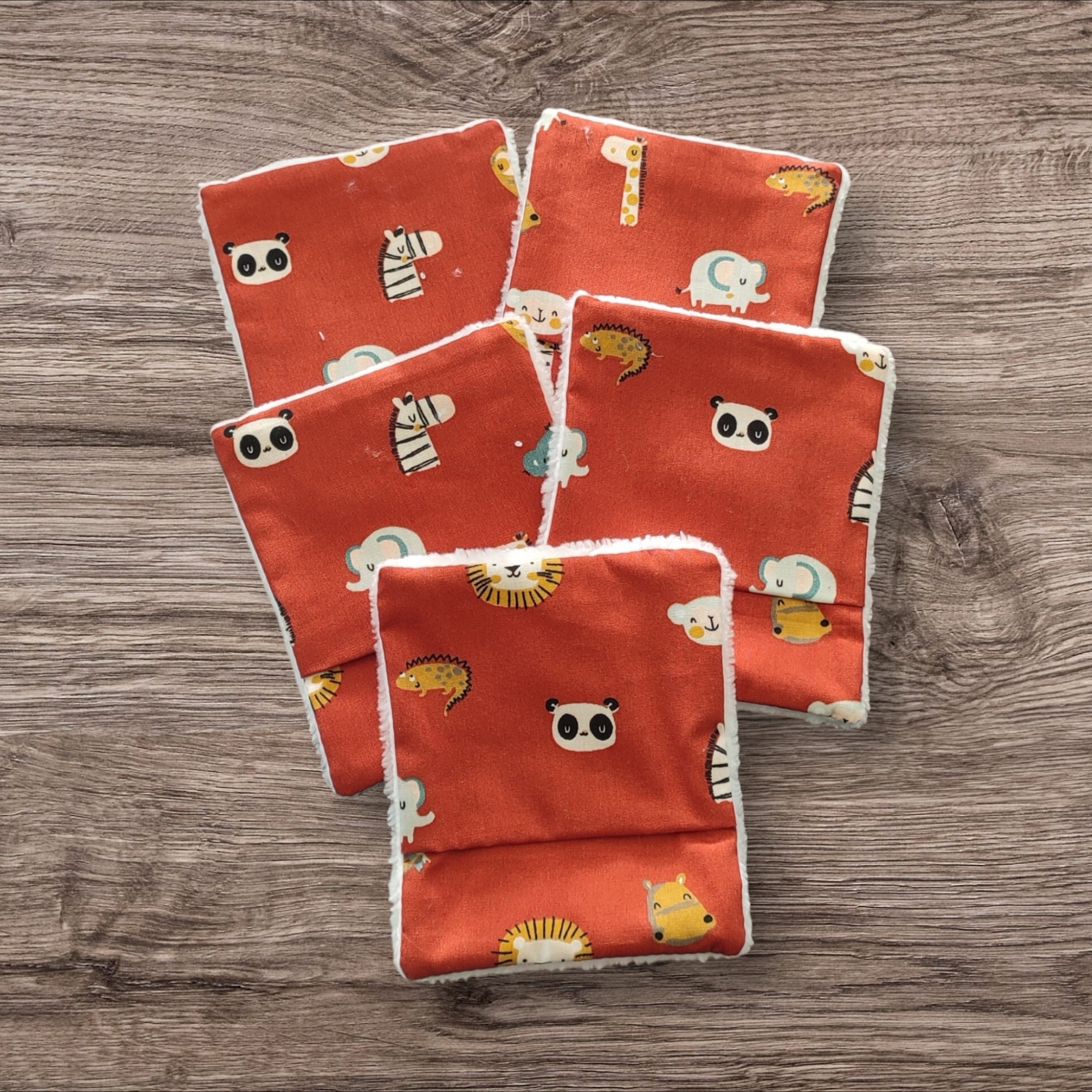 Lot de 5 gants d'apprentissage pour enfant , motifs animaux
