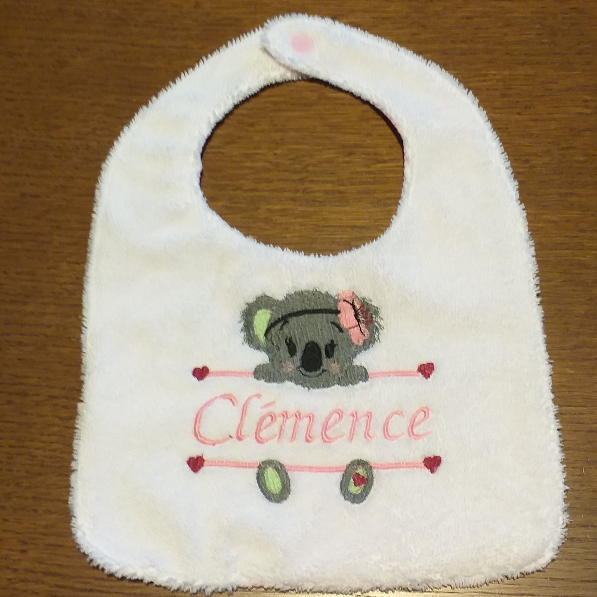 Bavoir bébé personnalisé
