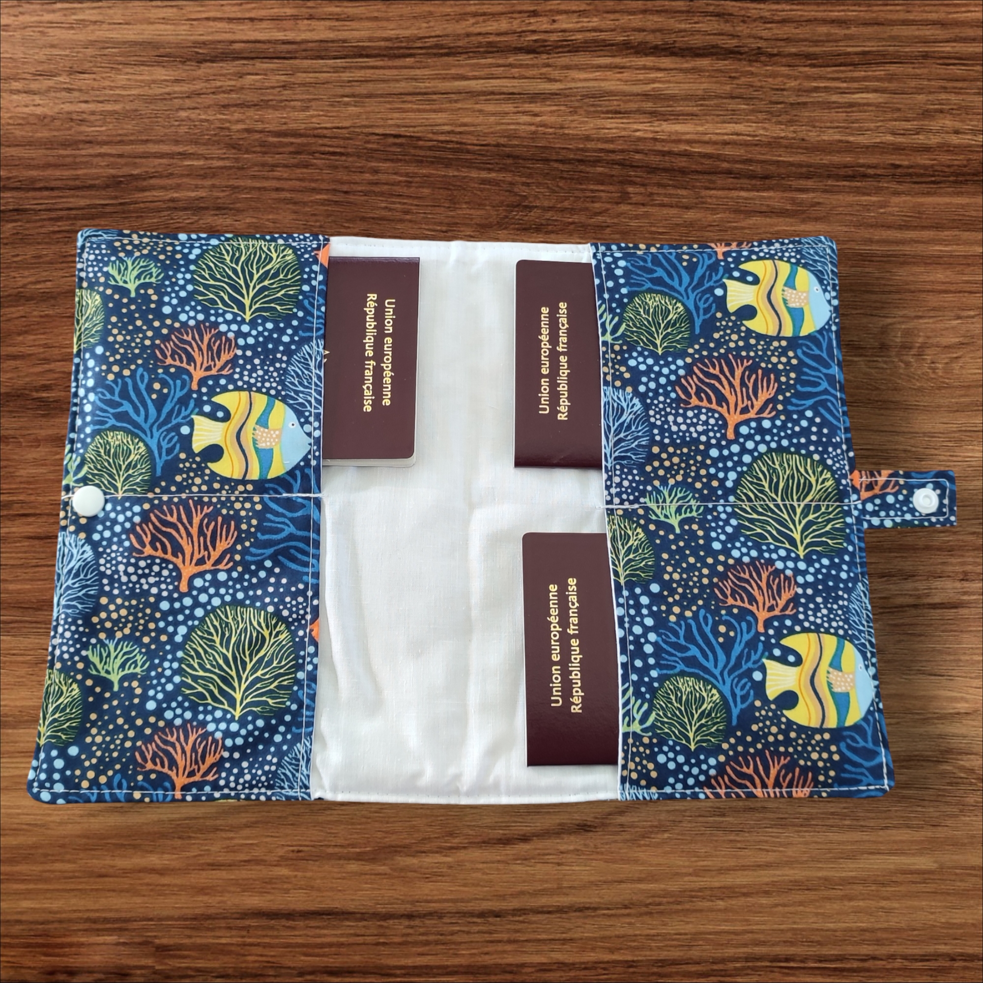 Pochette familliale pour passeports