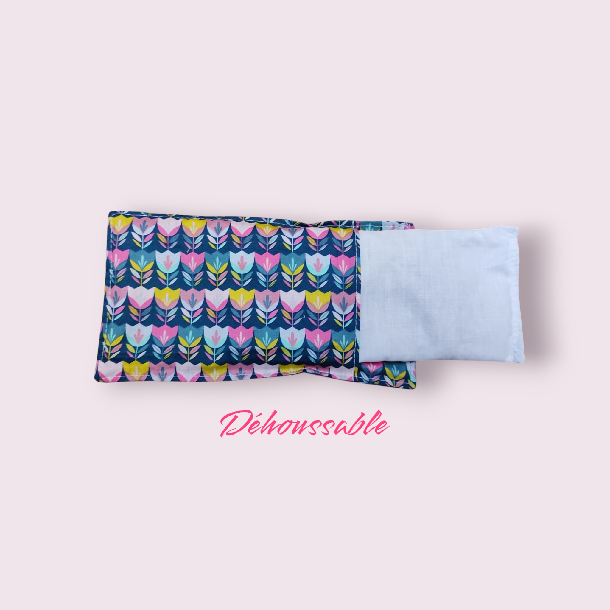Coussin relaxant pour les yeux, graines de riz et lavande