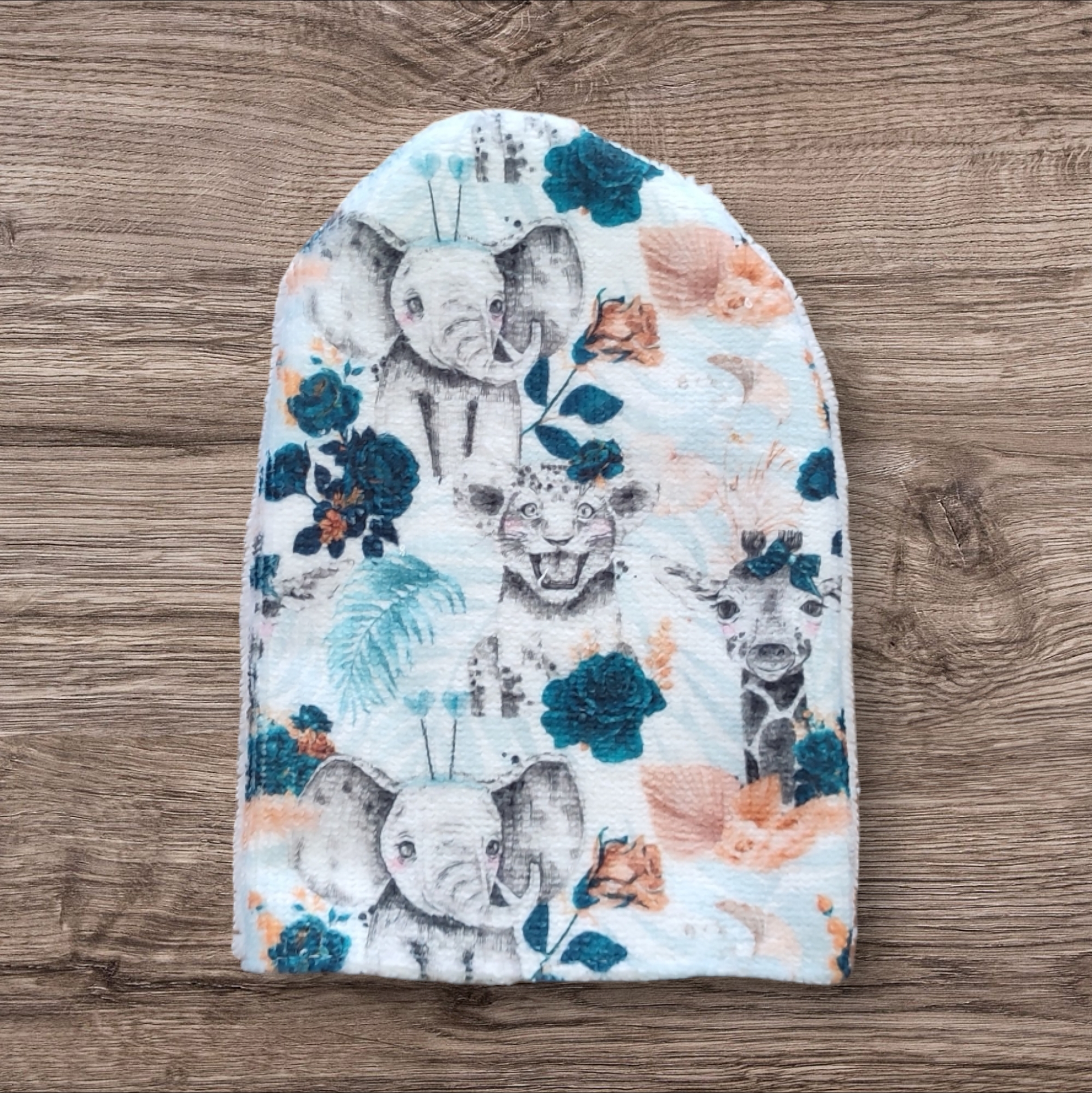 Gants de toilette , motif lion , lot de 2