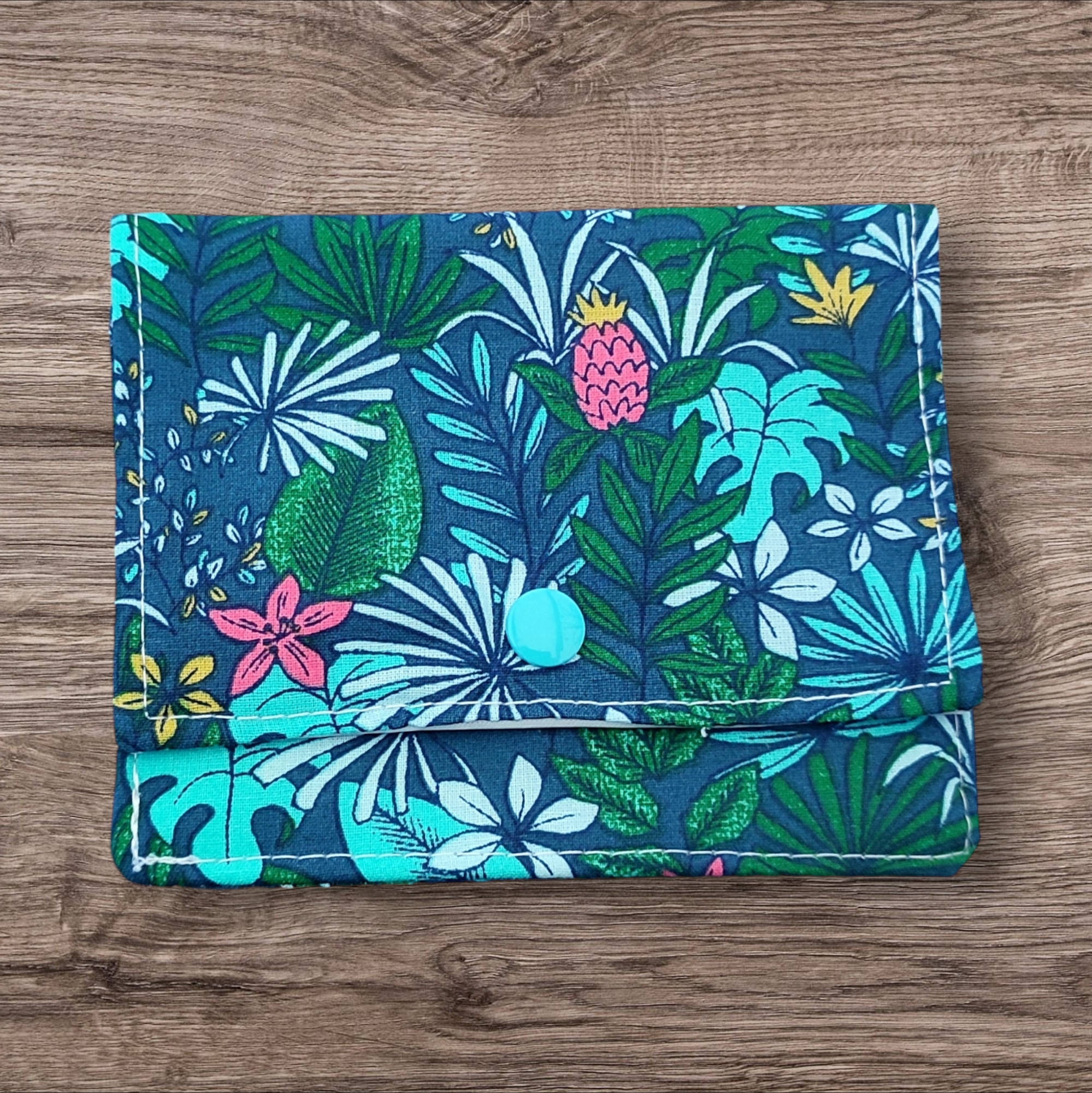Pochette à savon imperméable, motif tropical