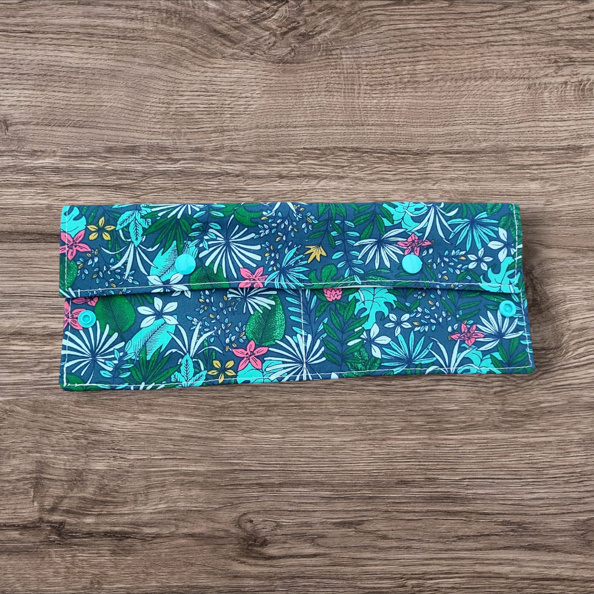 Pochette à savon imperméable, motif tropical