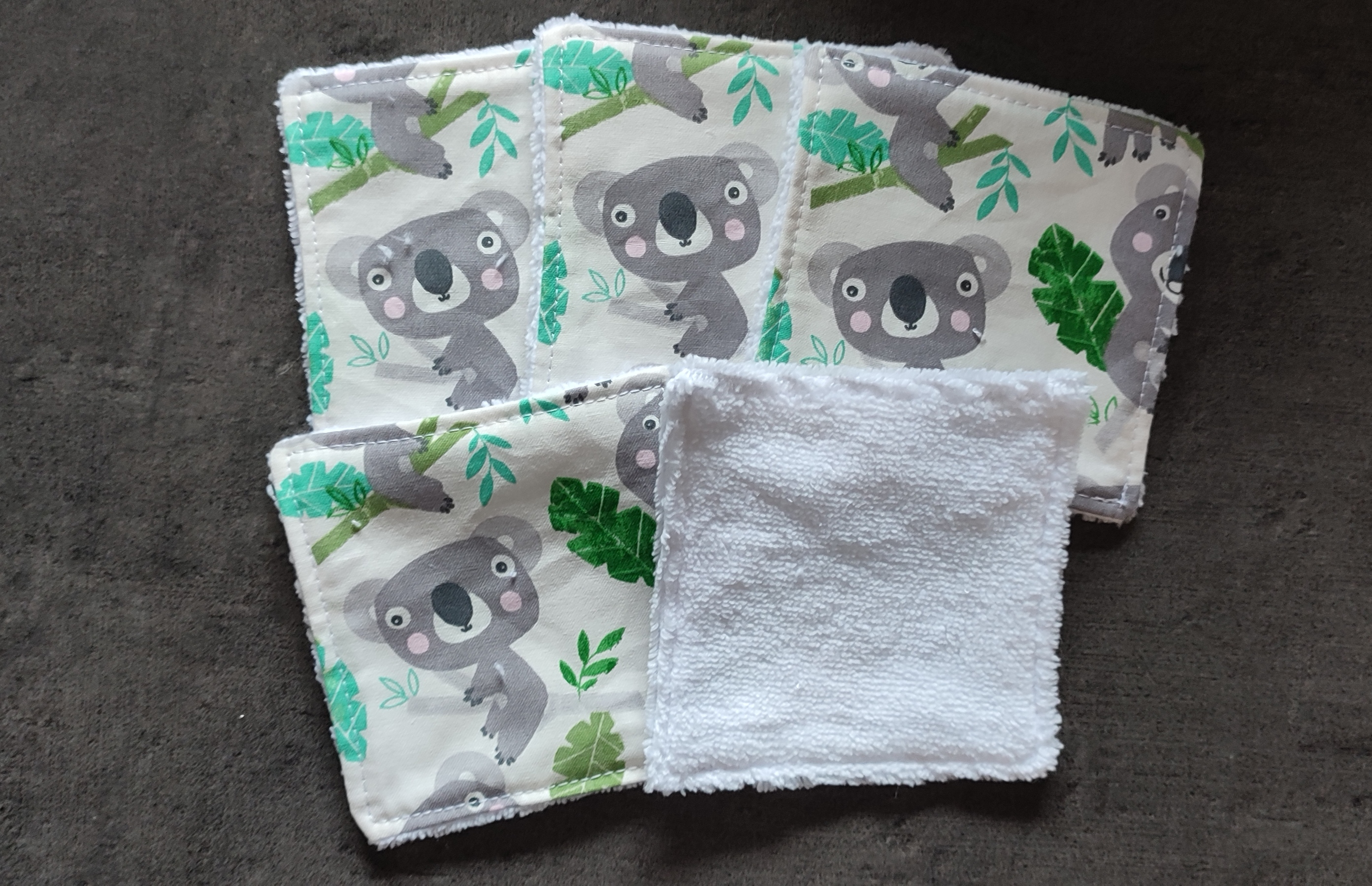 Lingettes pour bébé, motif koala