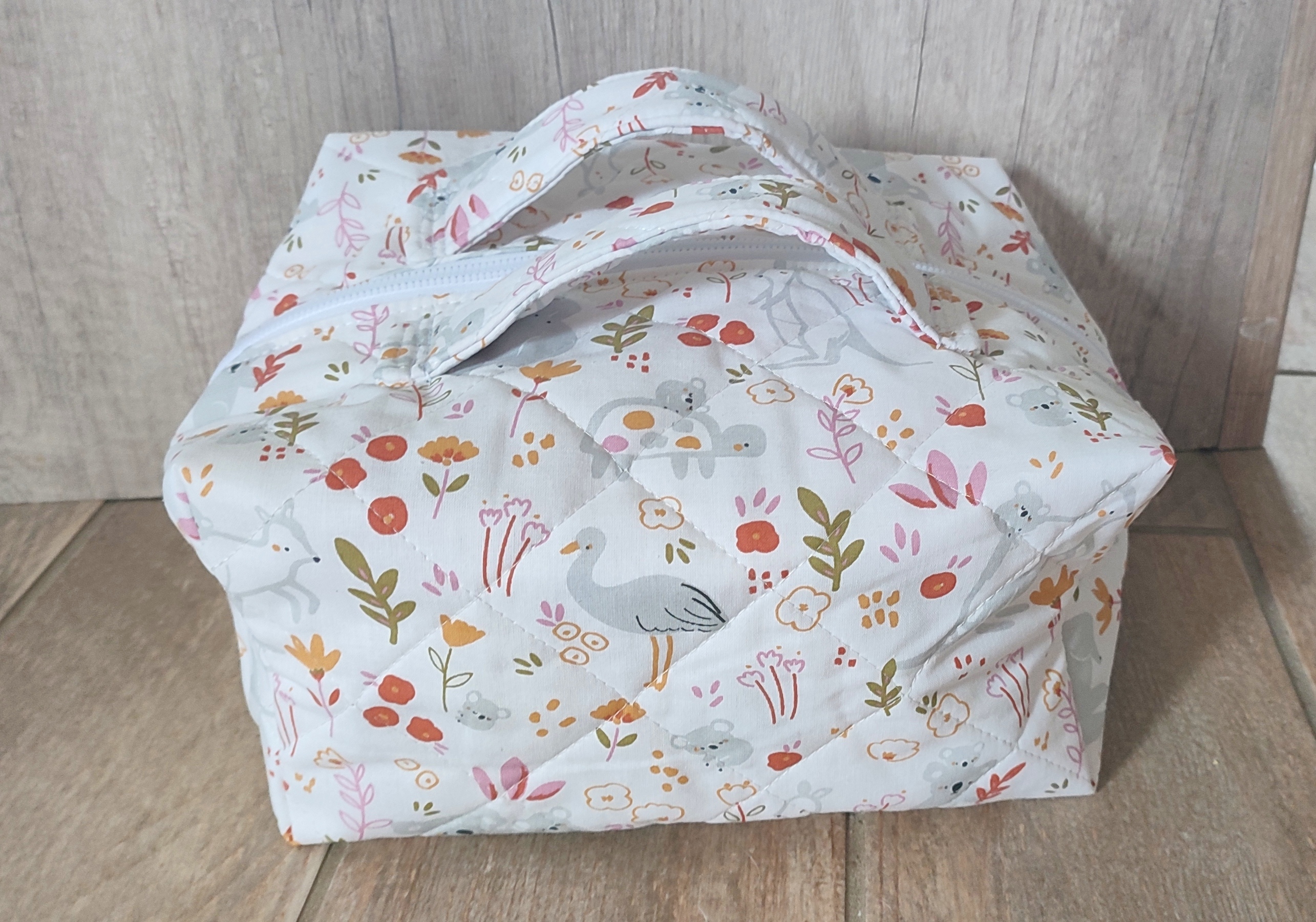 Trousse de toilette matelassée