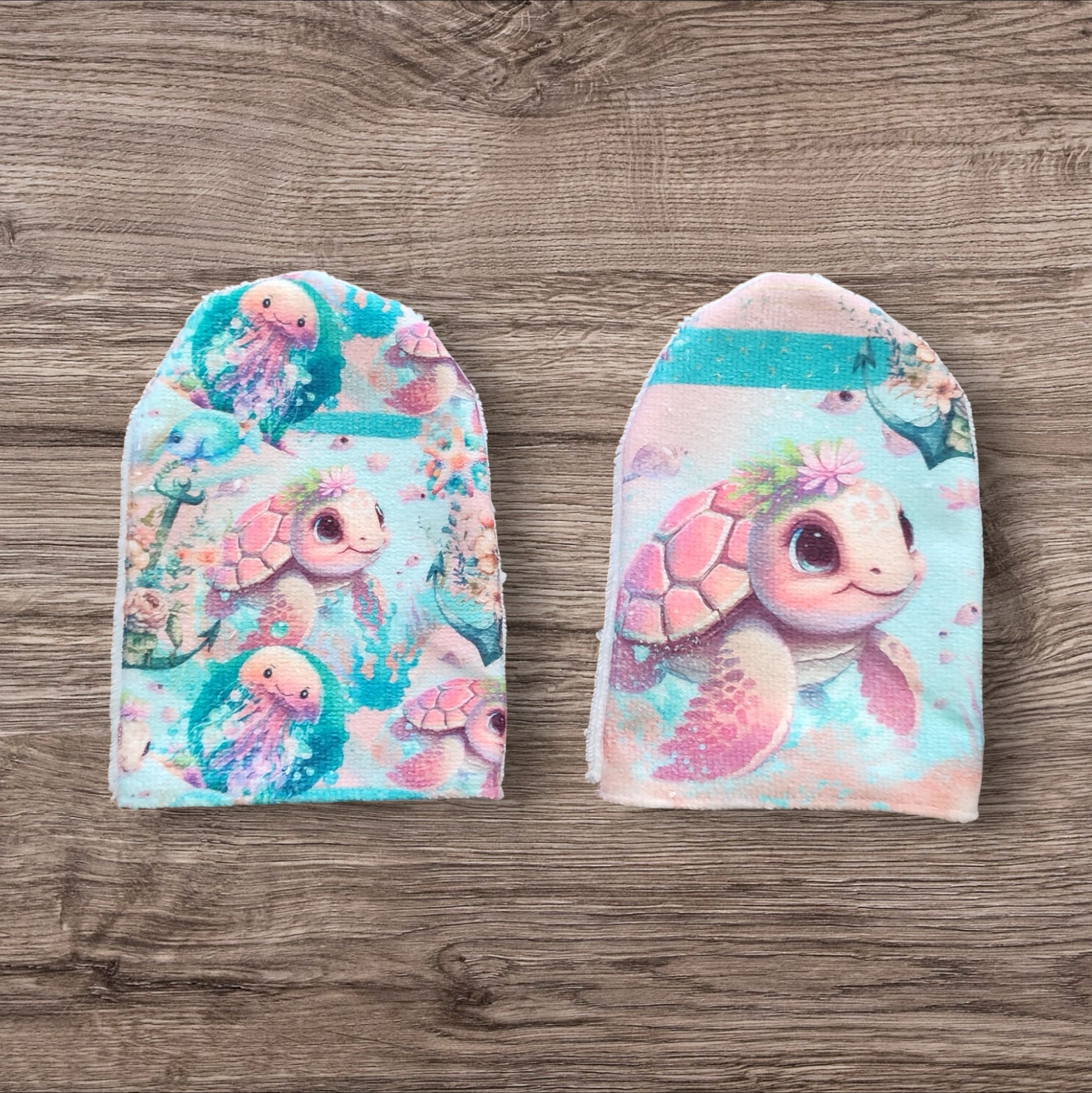 Lot de 2 mini-gants de toilette