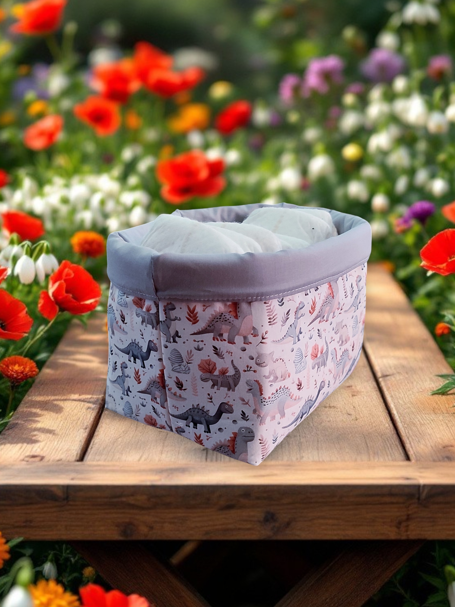 Panier de rangement en tissu