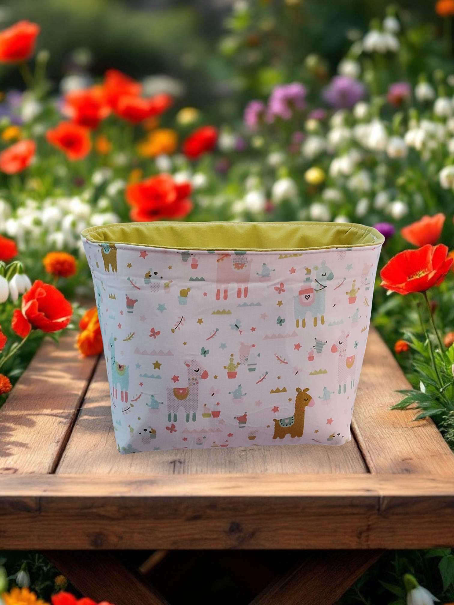 Panier de rangement en tissu