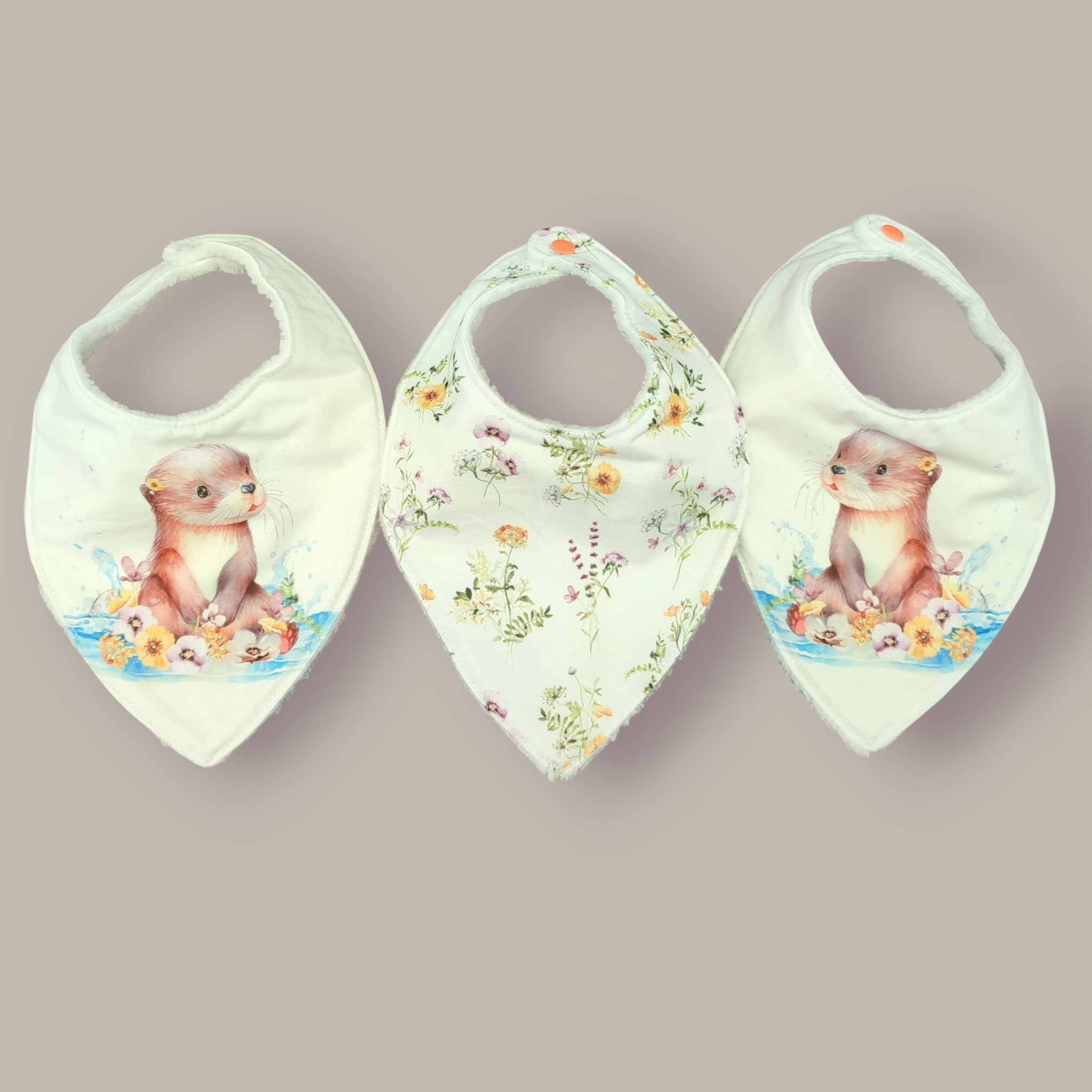 Lot de trois bandanas pour bébé