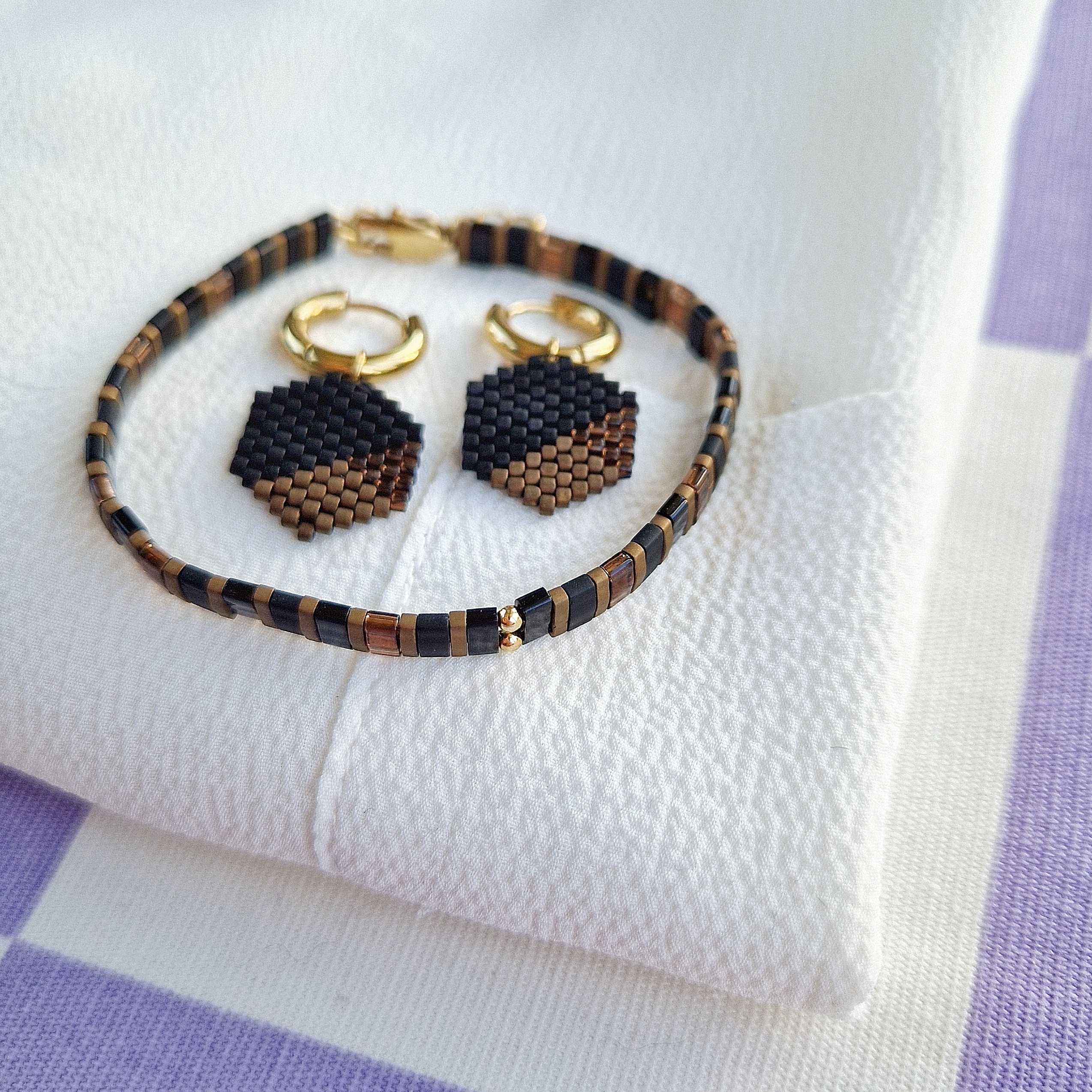 Miel - Noir et Marrons