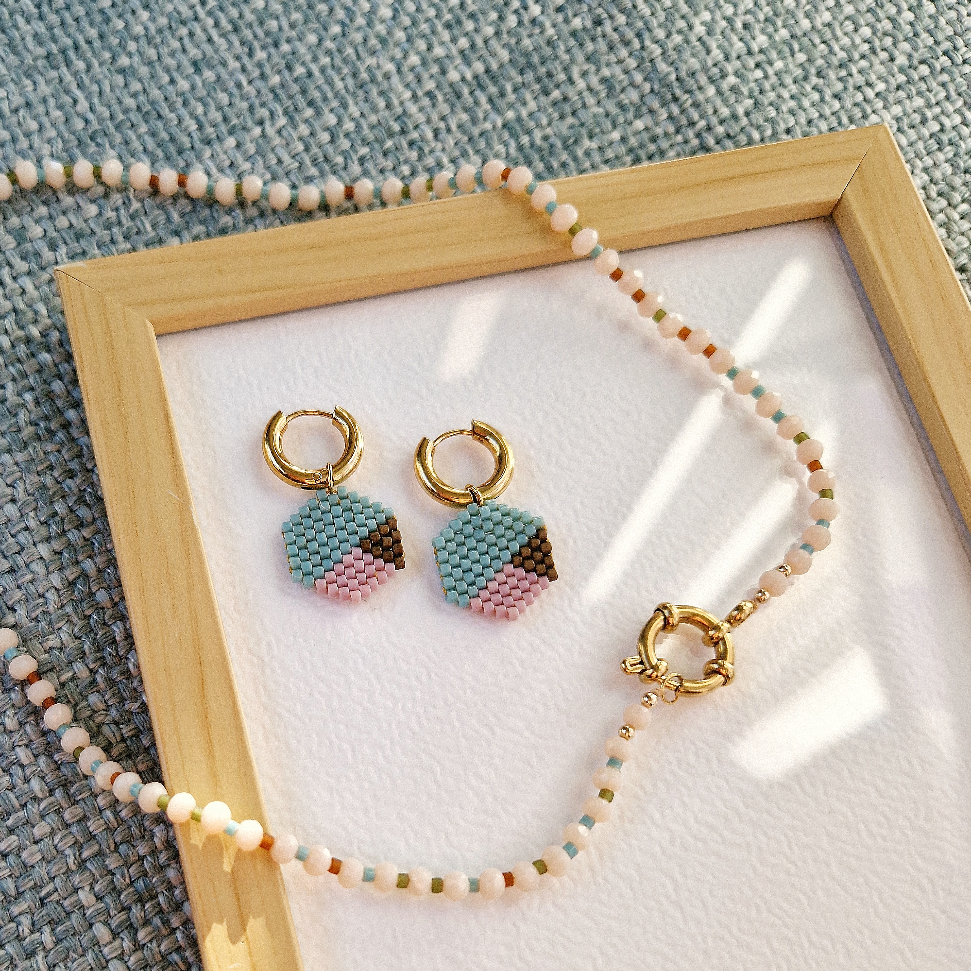 Flow*Flots Blanc Coquillage & teintes douces