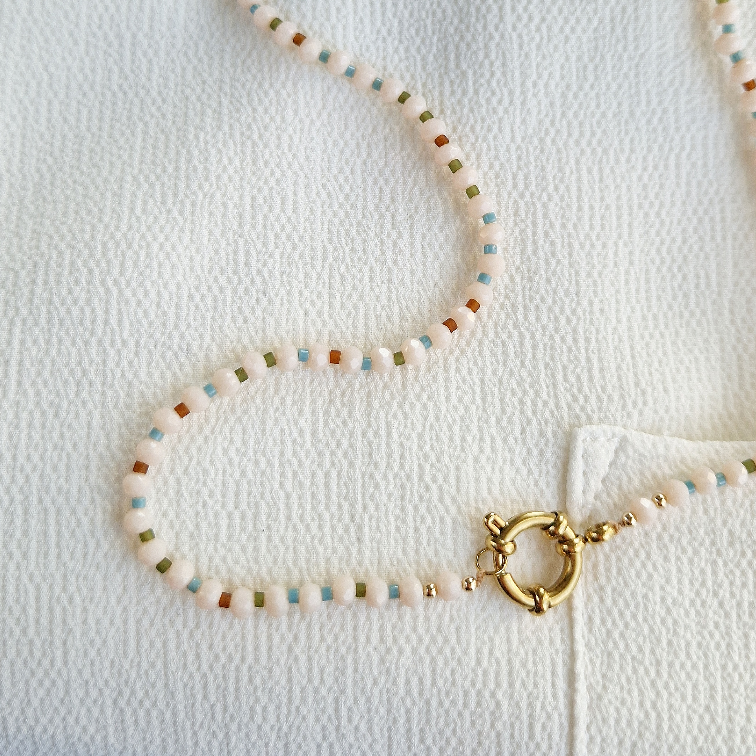 Flow*Flots Blanc Coquillage & teintes douces