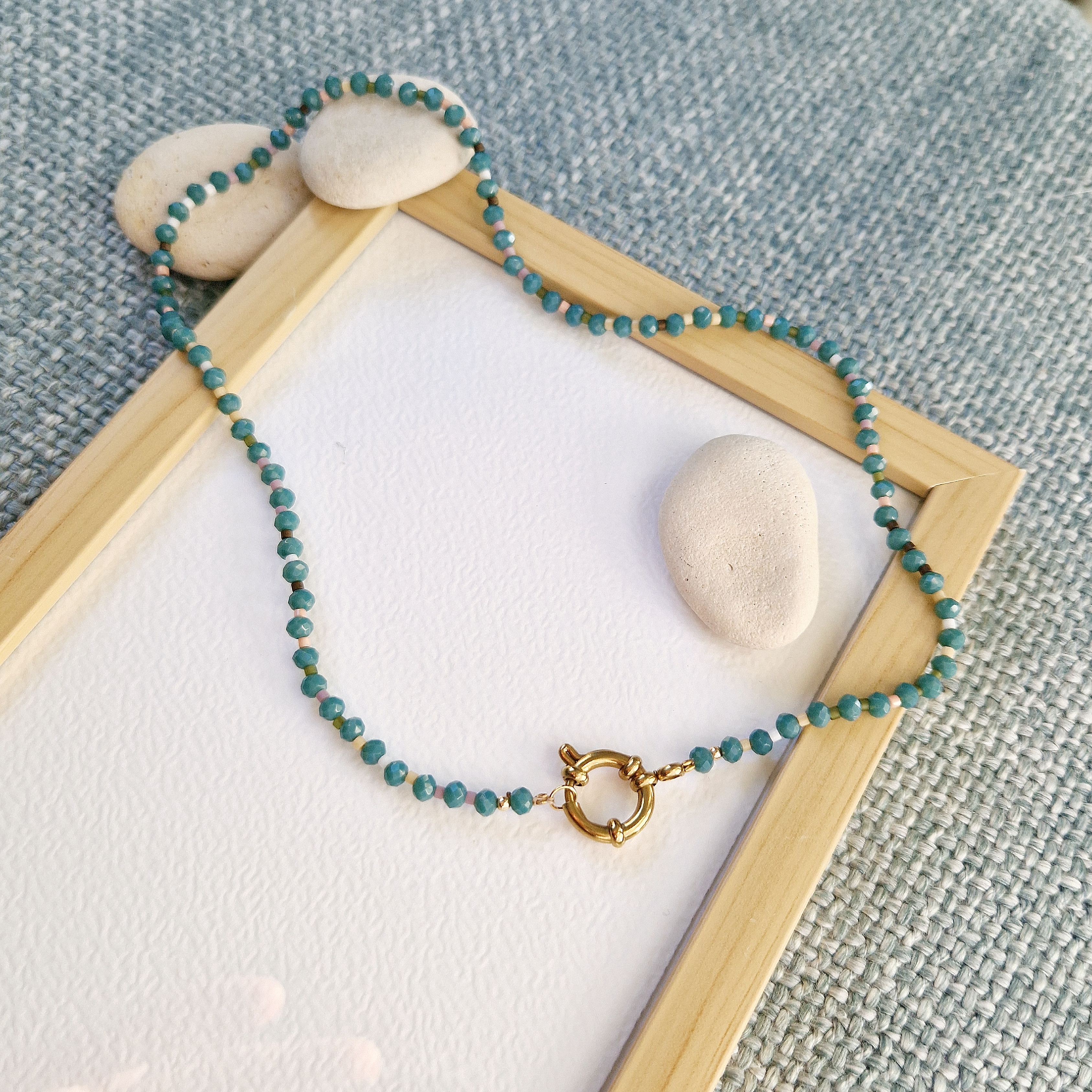 Flow*Flots Bleu Ecume & teintes douces