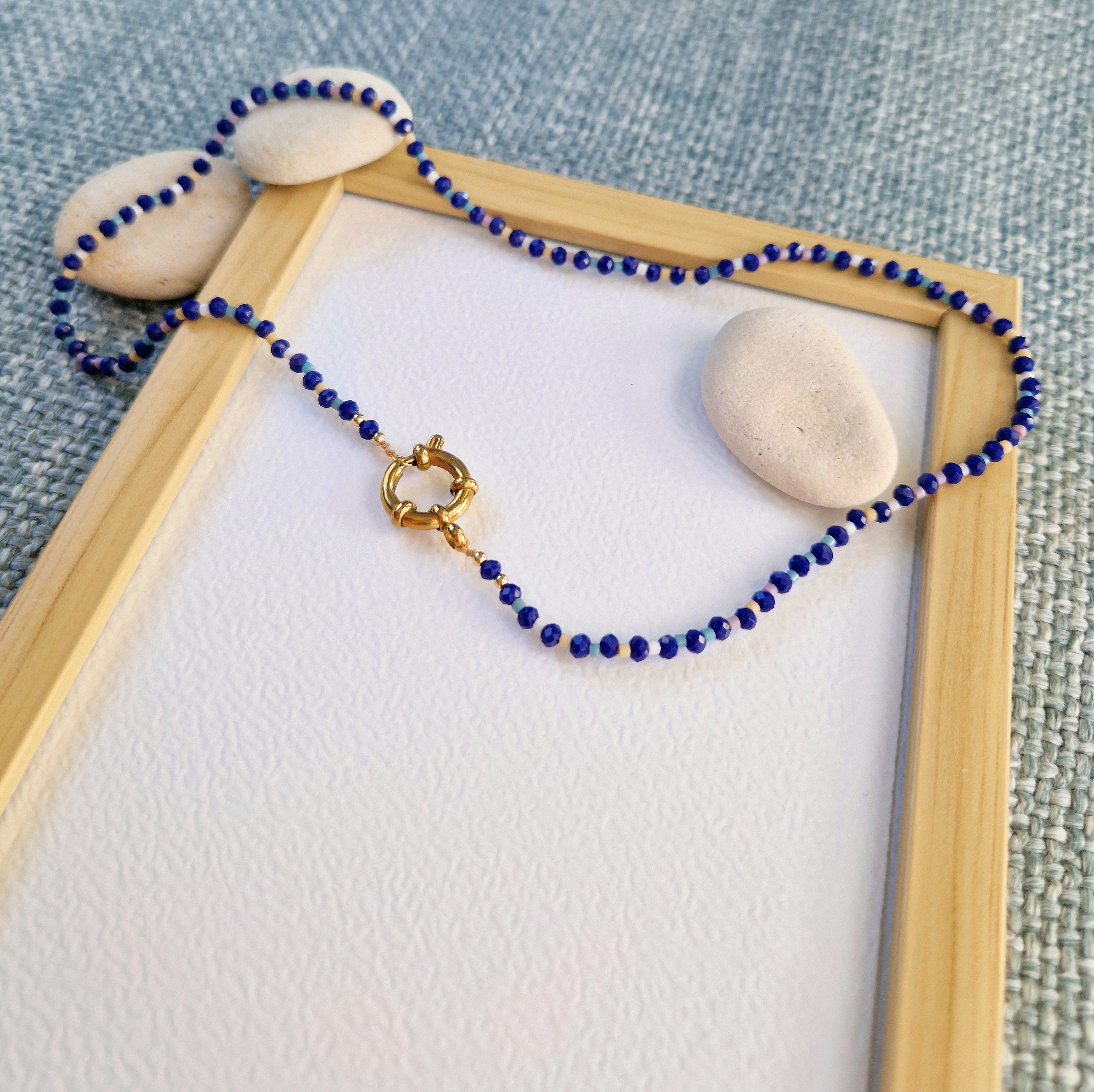 Flow*Flots Bleu Marine & teintes douces