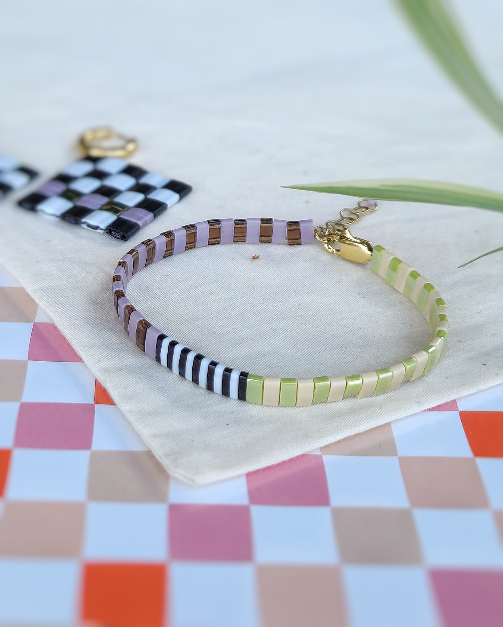 Nivelle - Ivoire Anis & Mauve Olive