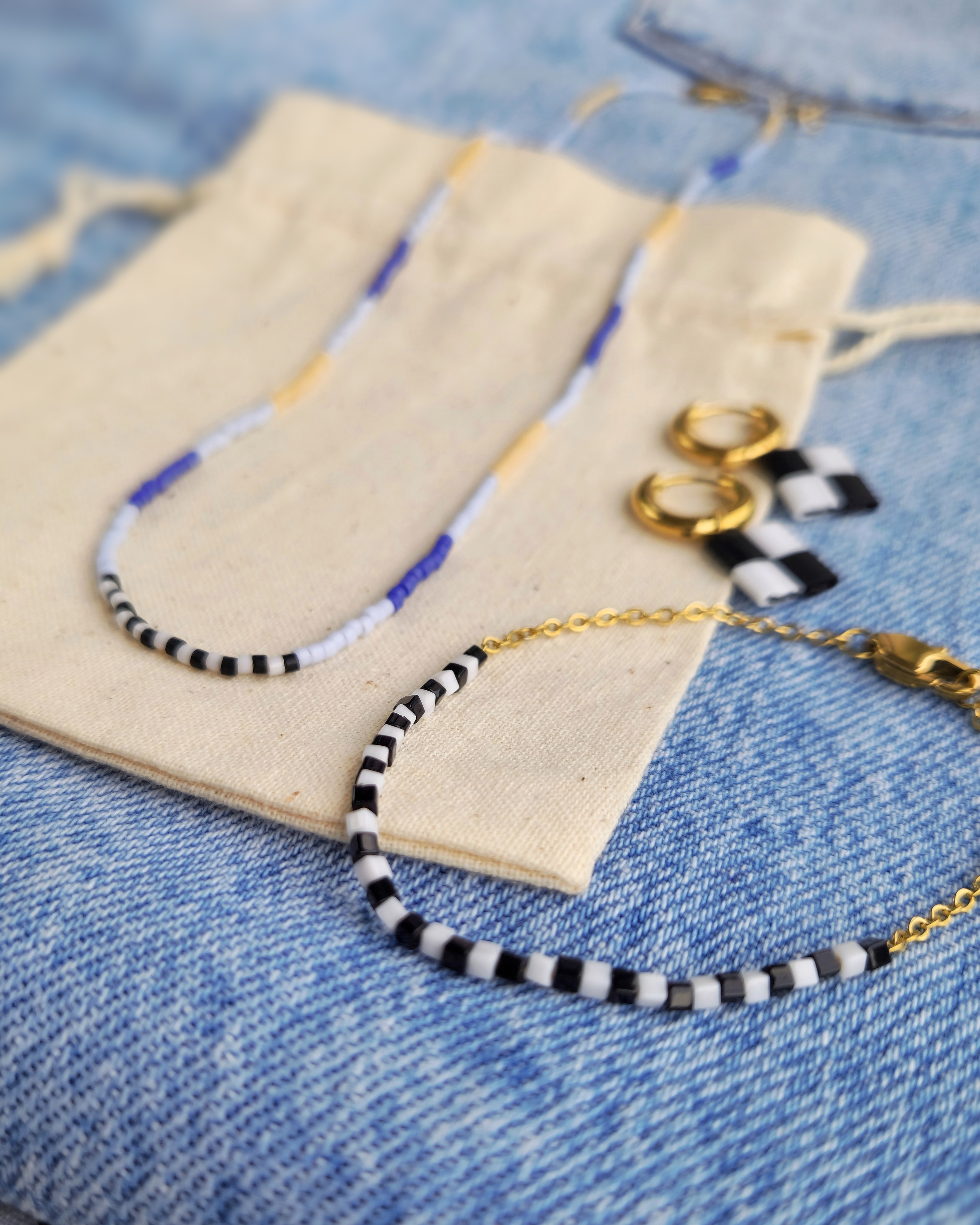 Ollie*Nollie - Bracelet Élément Damier 