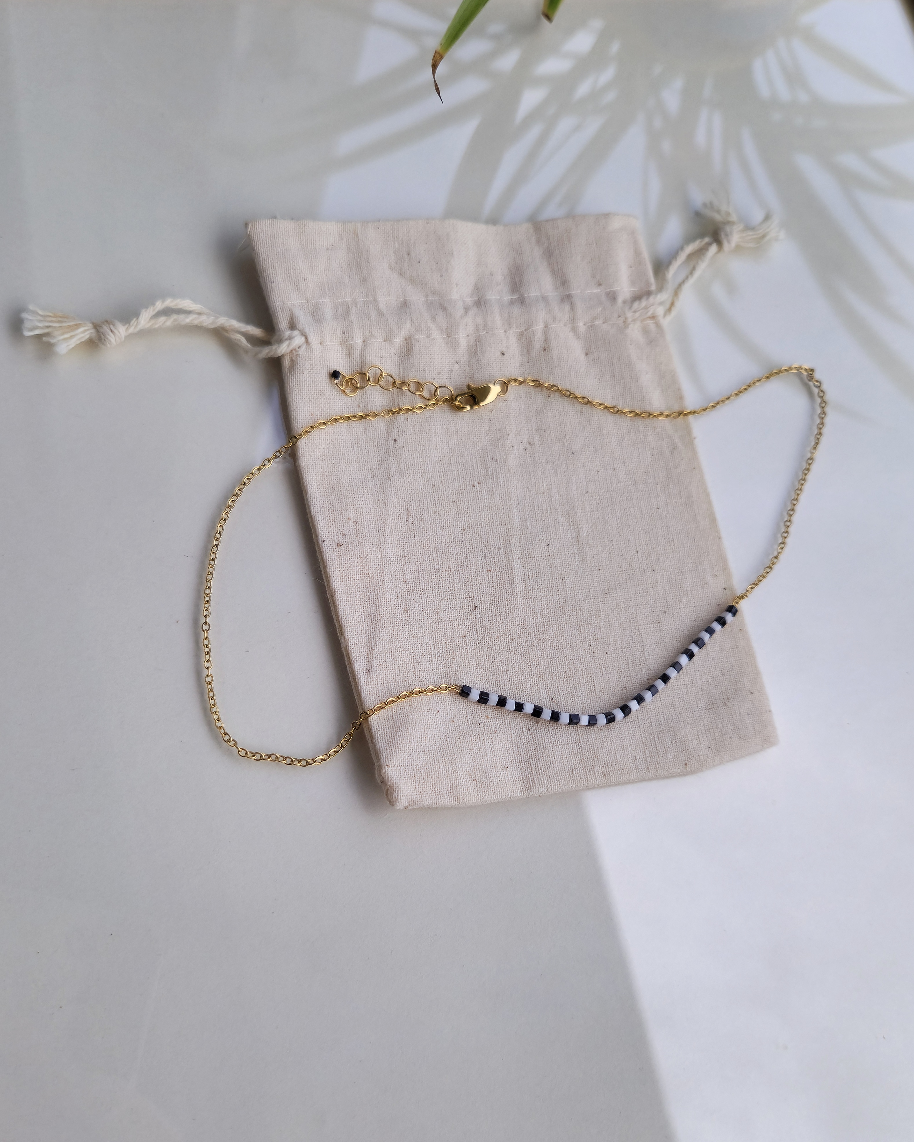 Ollie*Nollie - Collier Élément Damier