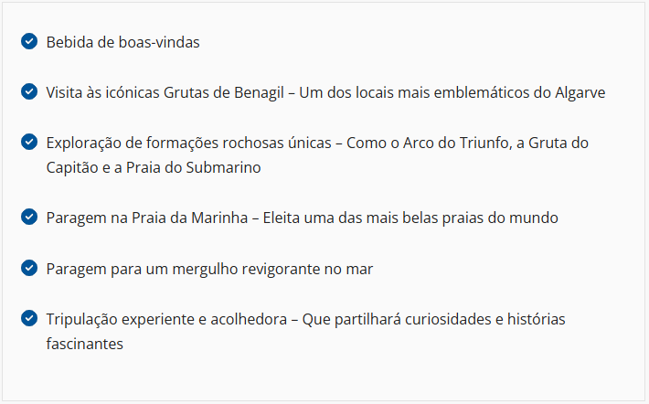 Passeio Grutas de Benagil e Costa