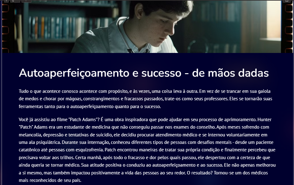 Autoaperfeiçoamento e Sucesso