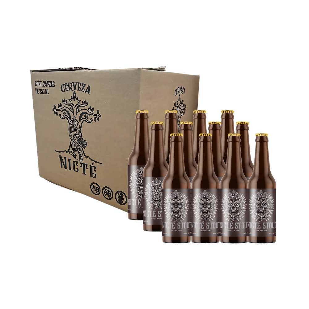 24 pack - Cervezas Nicté Stout