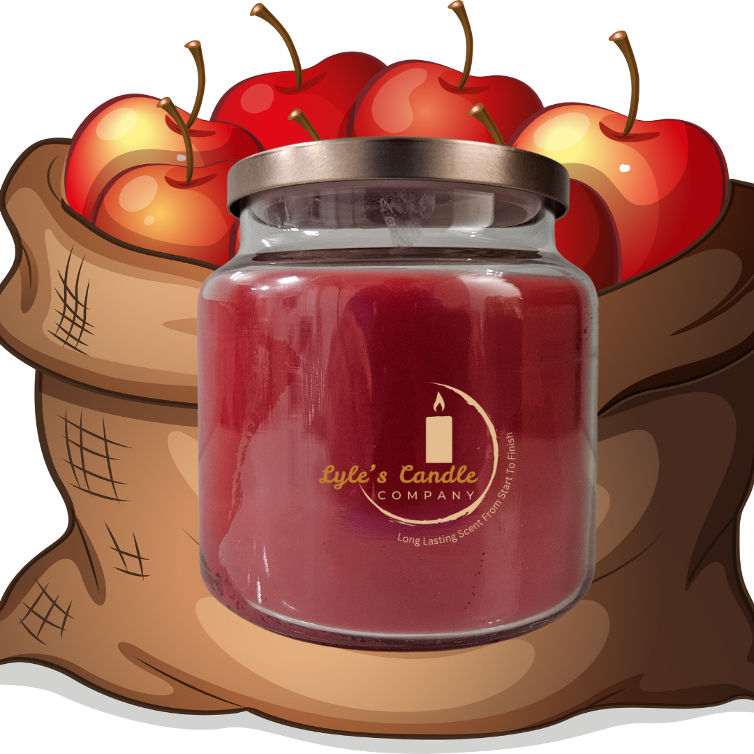 Apple Scented Candle 🍎🍂✨