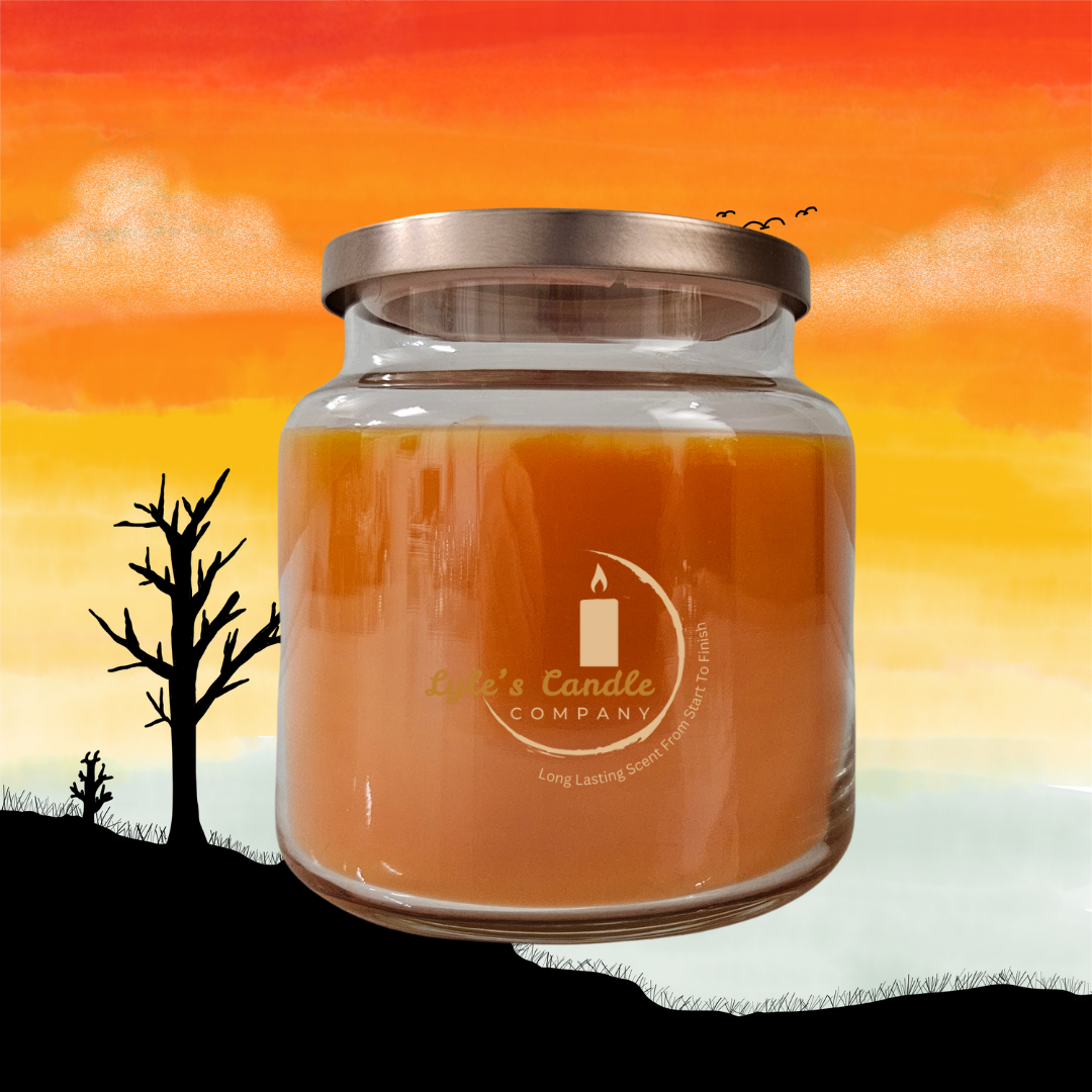 Amber Sunset Candle 🌄✨