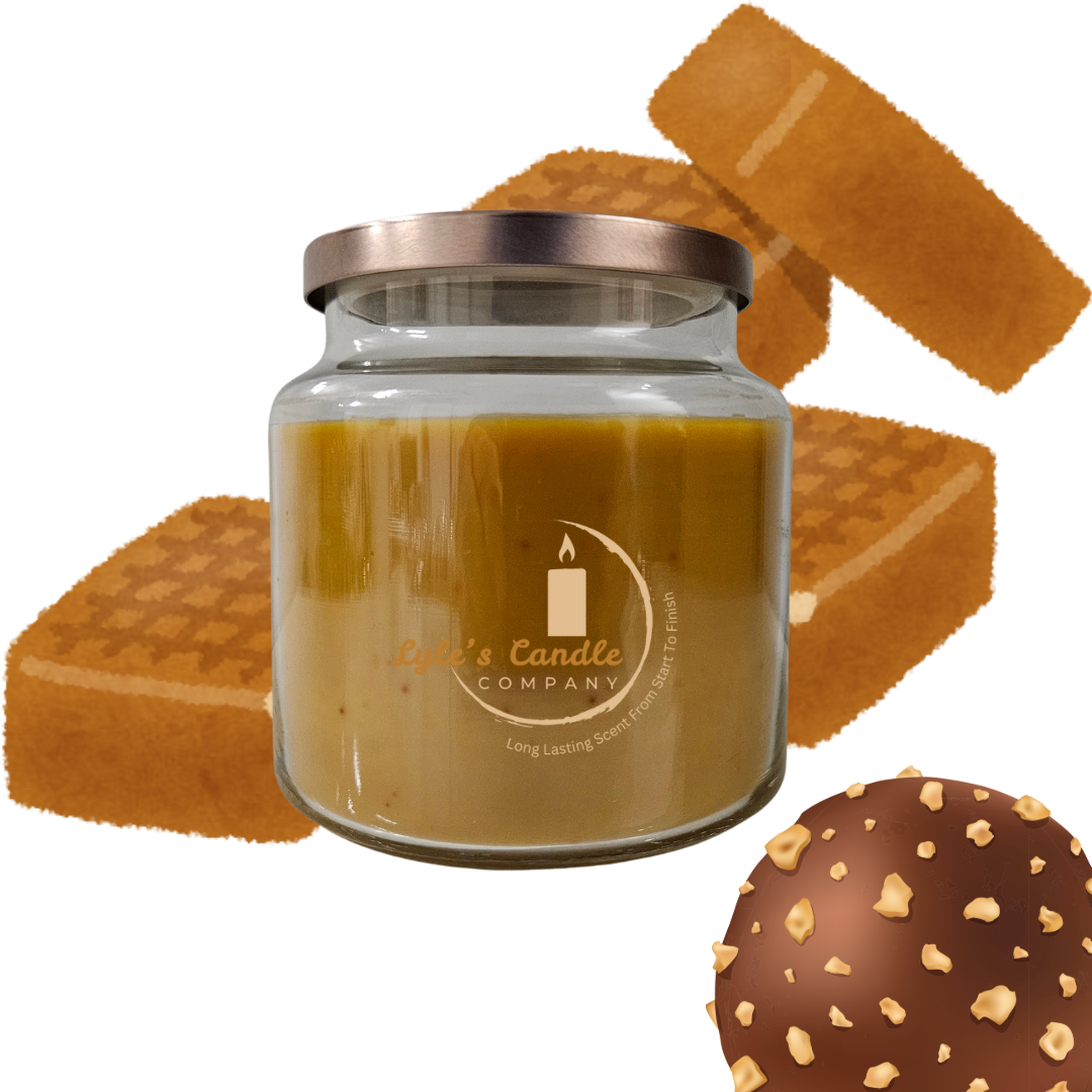 Caramel Pralines Scented Candle🍮✨