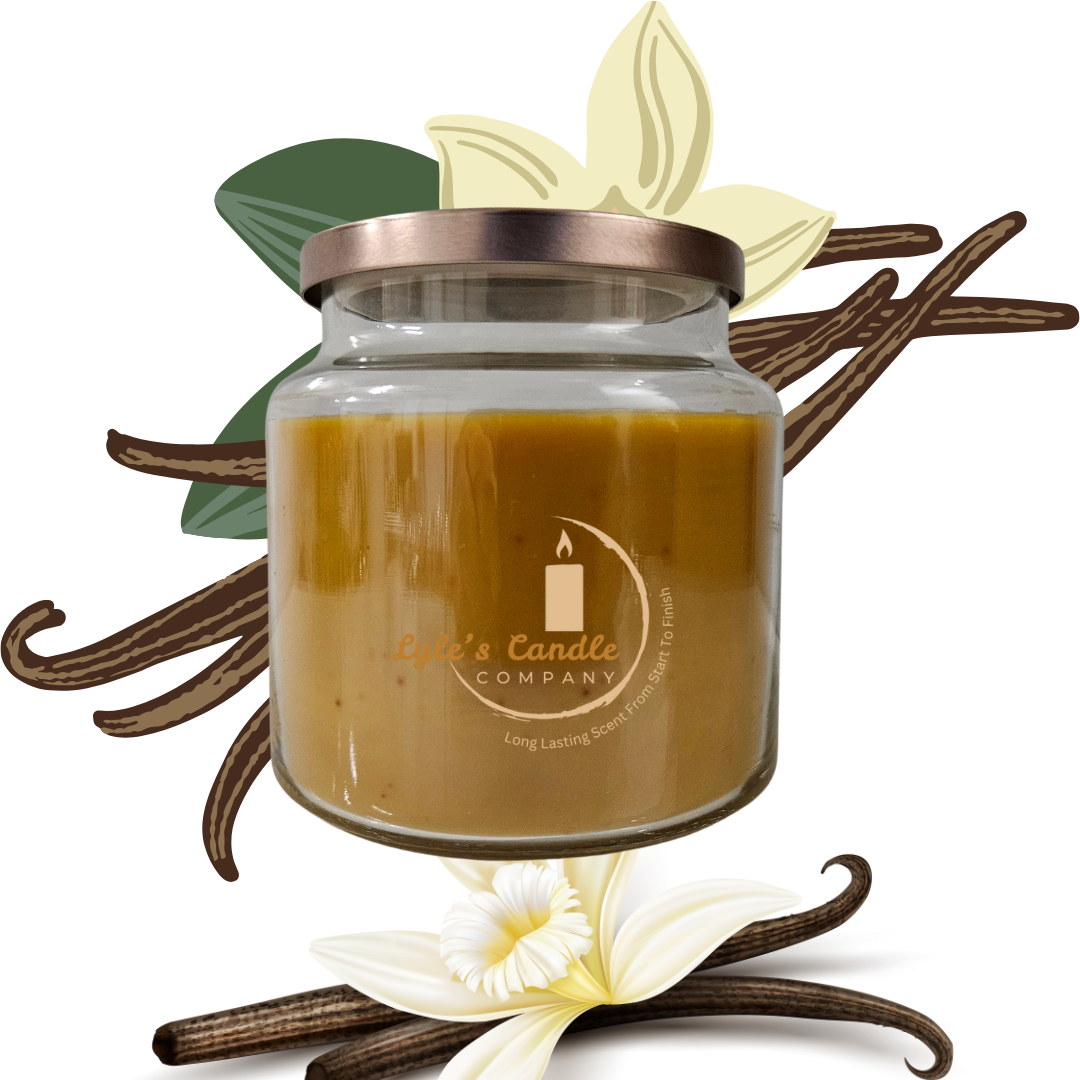 Cinnamon & Vanilla Scented Candle🍂🍦