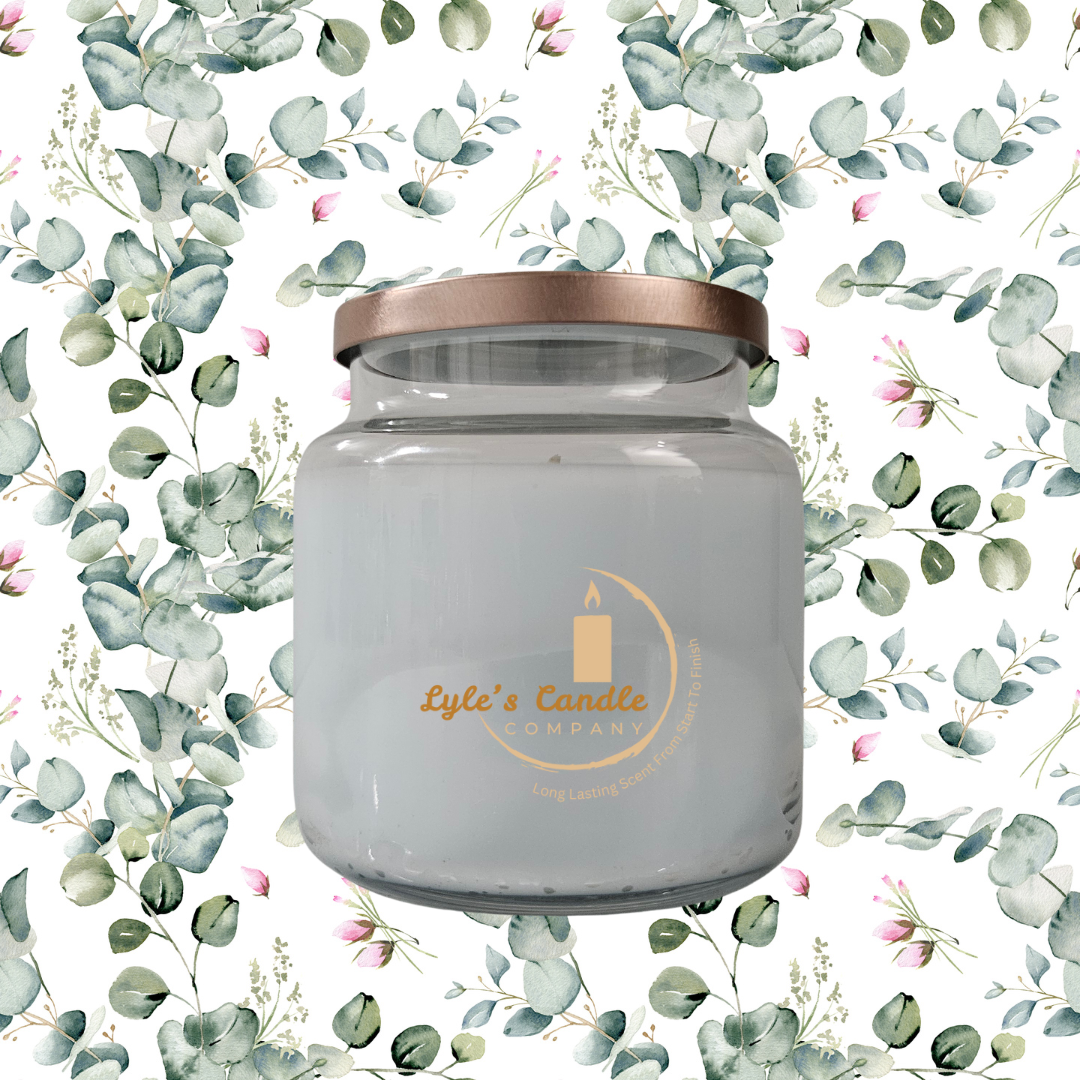 Eucalyptus Scented Candle🌿💆♀️