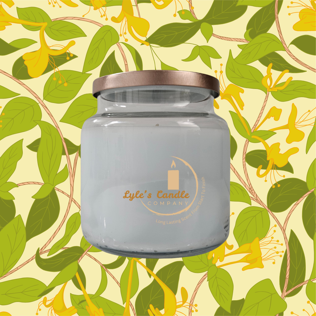 Honeysuckle Scented Candle🌿🌸✨
