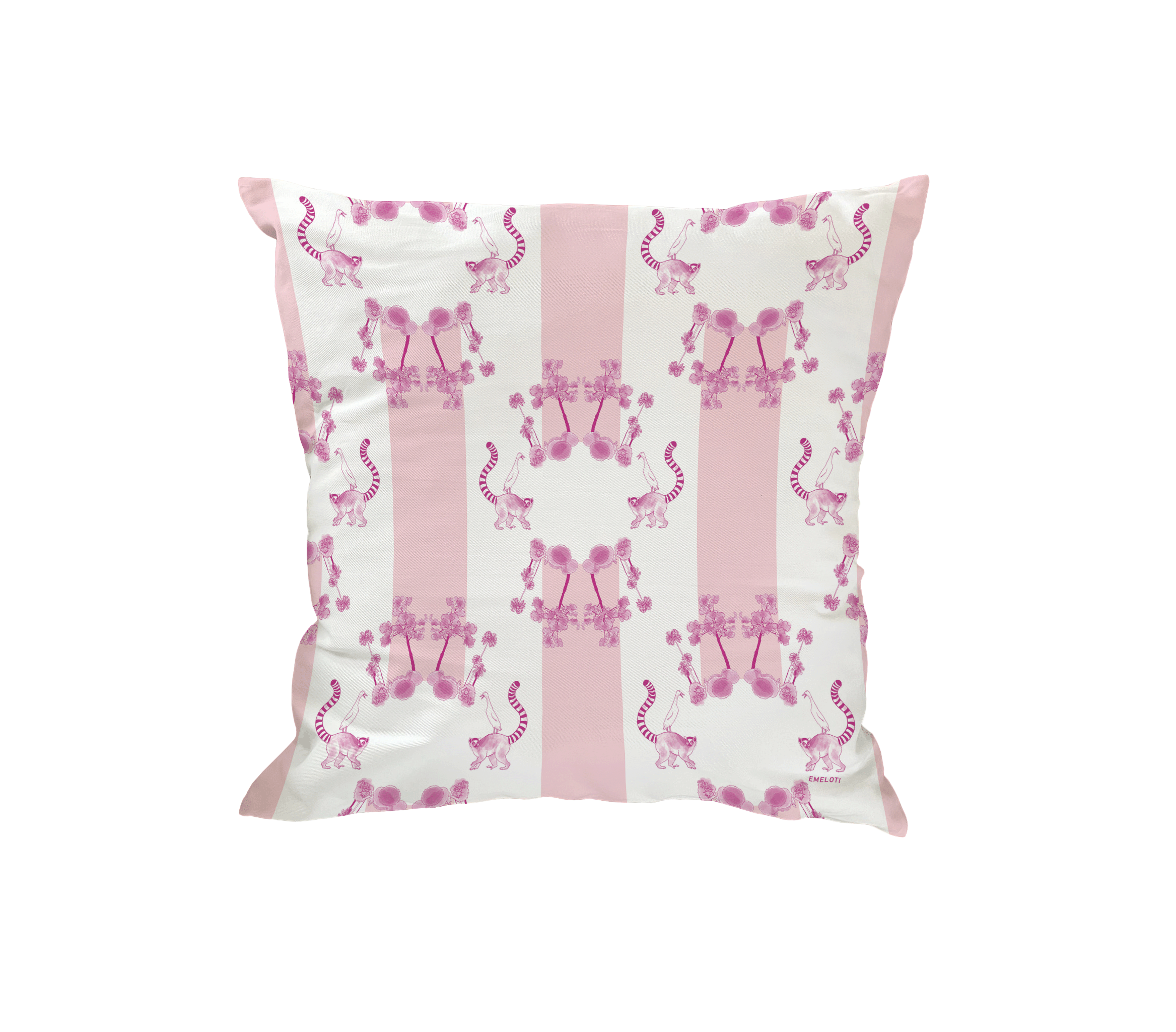 Lemur und Ente auf Streife