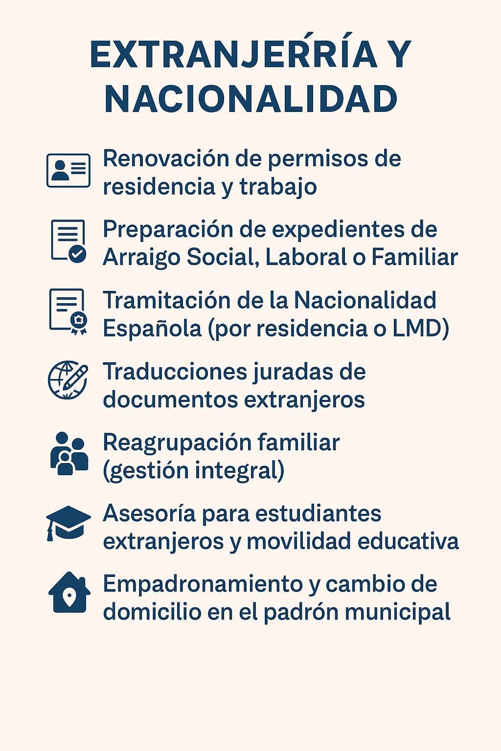 Renovación de permisos de residencia y trabajo