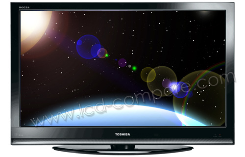 📺 TV LCD Toshiba 37RV675D (2009) - 37" Full HD, Design Élégant avec Logo Rétroéclairé