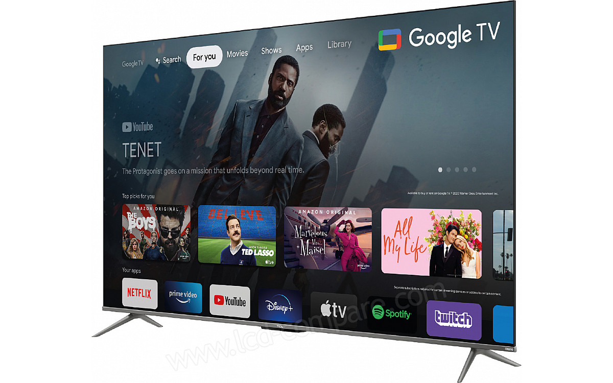 📺 TCL 55C636 – 55" QLED, 4K UHD, Google TV, Dolby Vision & Atmos (2022)