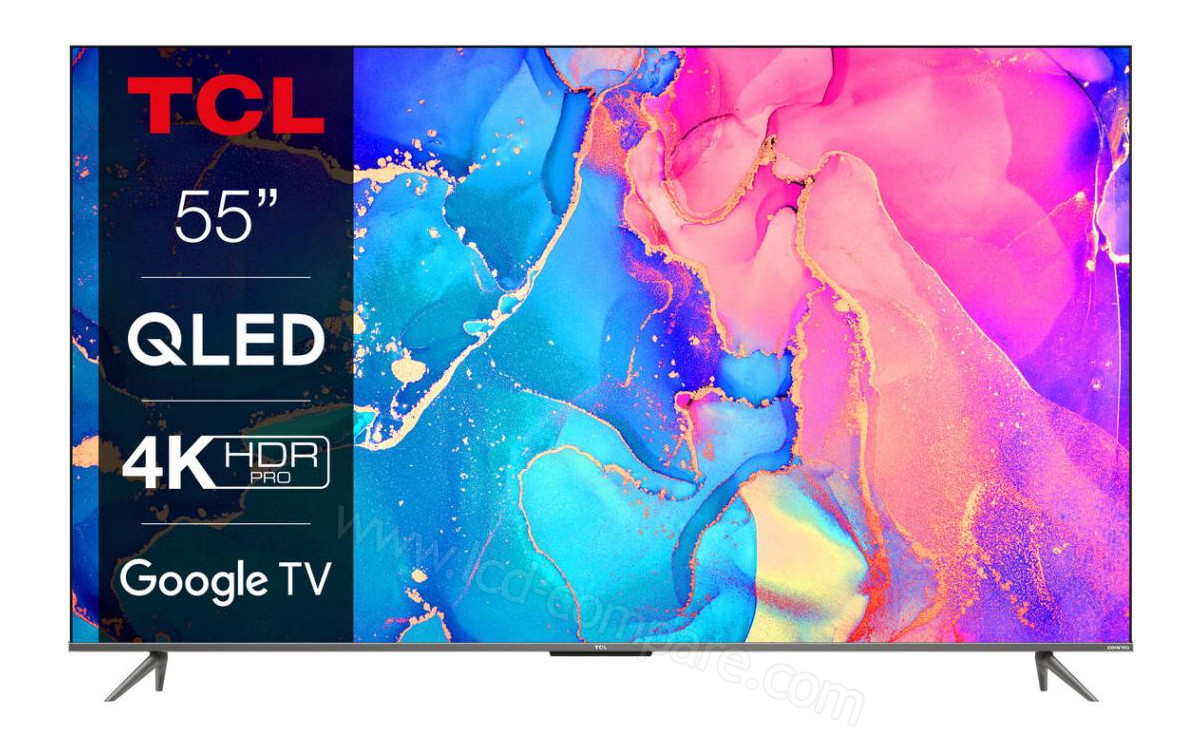 📺 TCL 55C636 – 55" QLED, 4K UHD, Google TV, Dolby Vision & Atmos (2022)