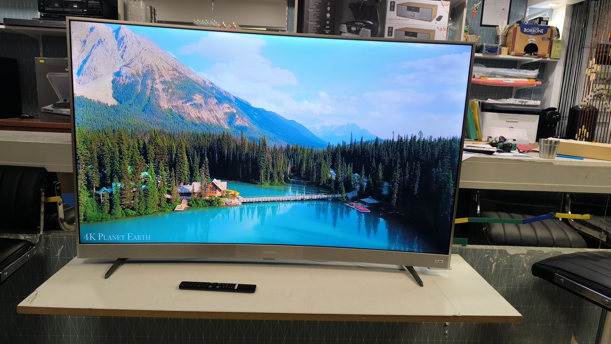 📺 THOMSON 55UC6586 (2019) – TV 55" incurvée, 4K UHD, Android TV