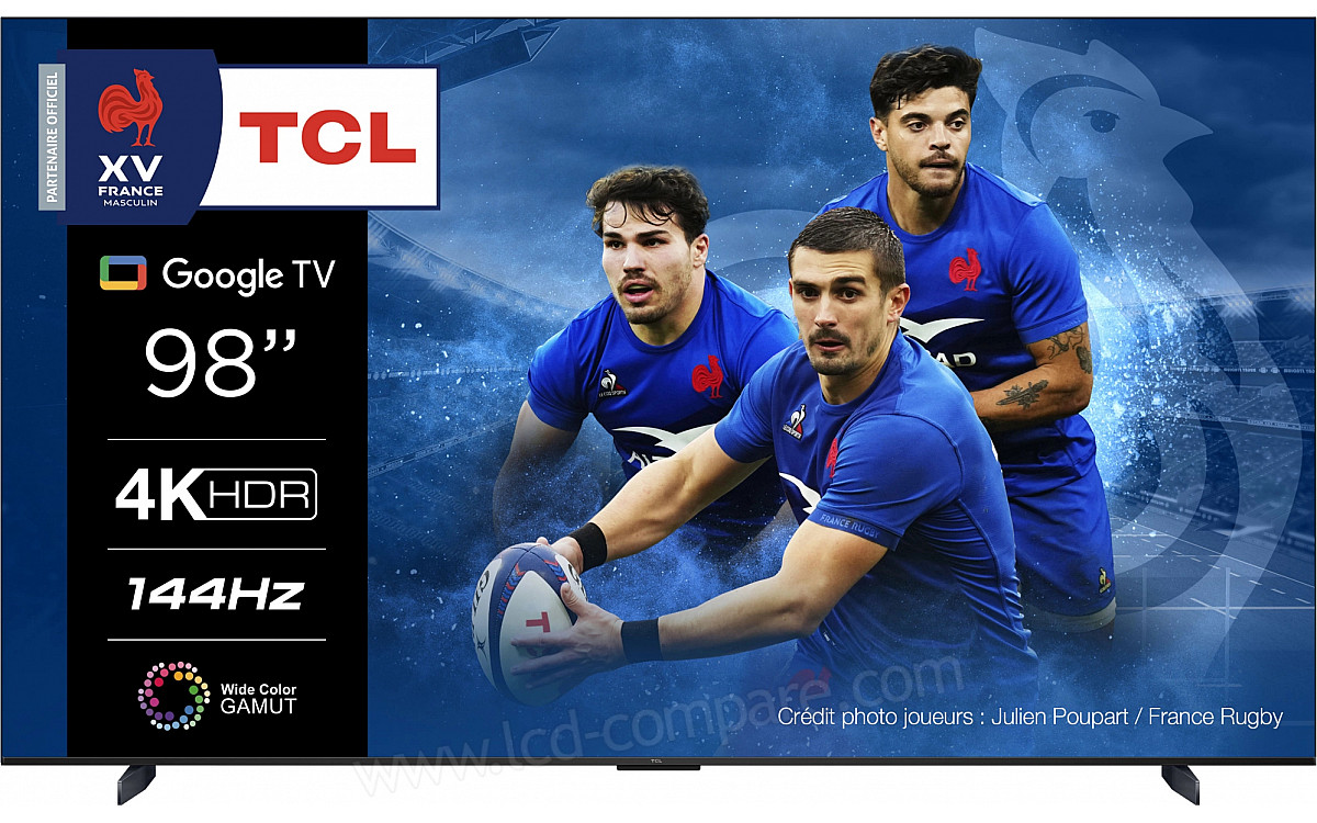 📺 TCL 98P745 – TV LED 98" 4K UHD Google TV 144Hz