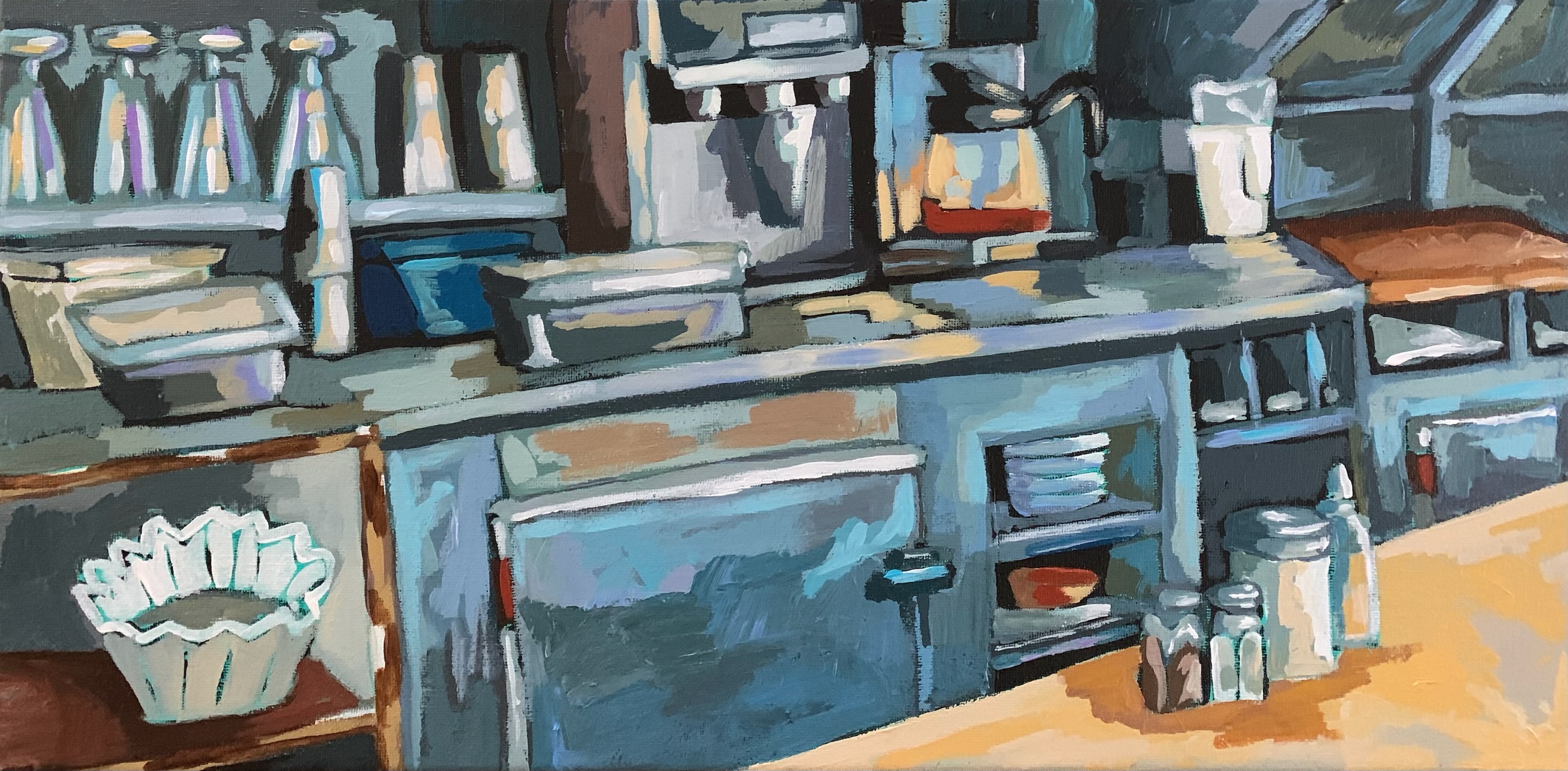 Kitchen Counter Painting