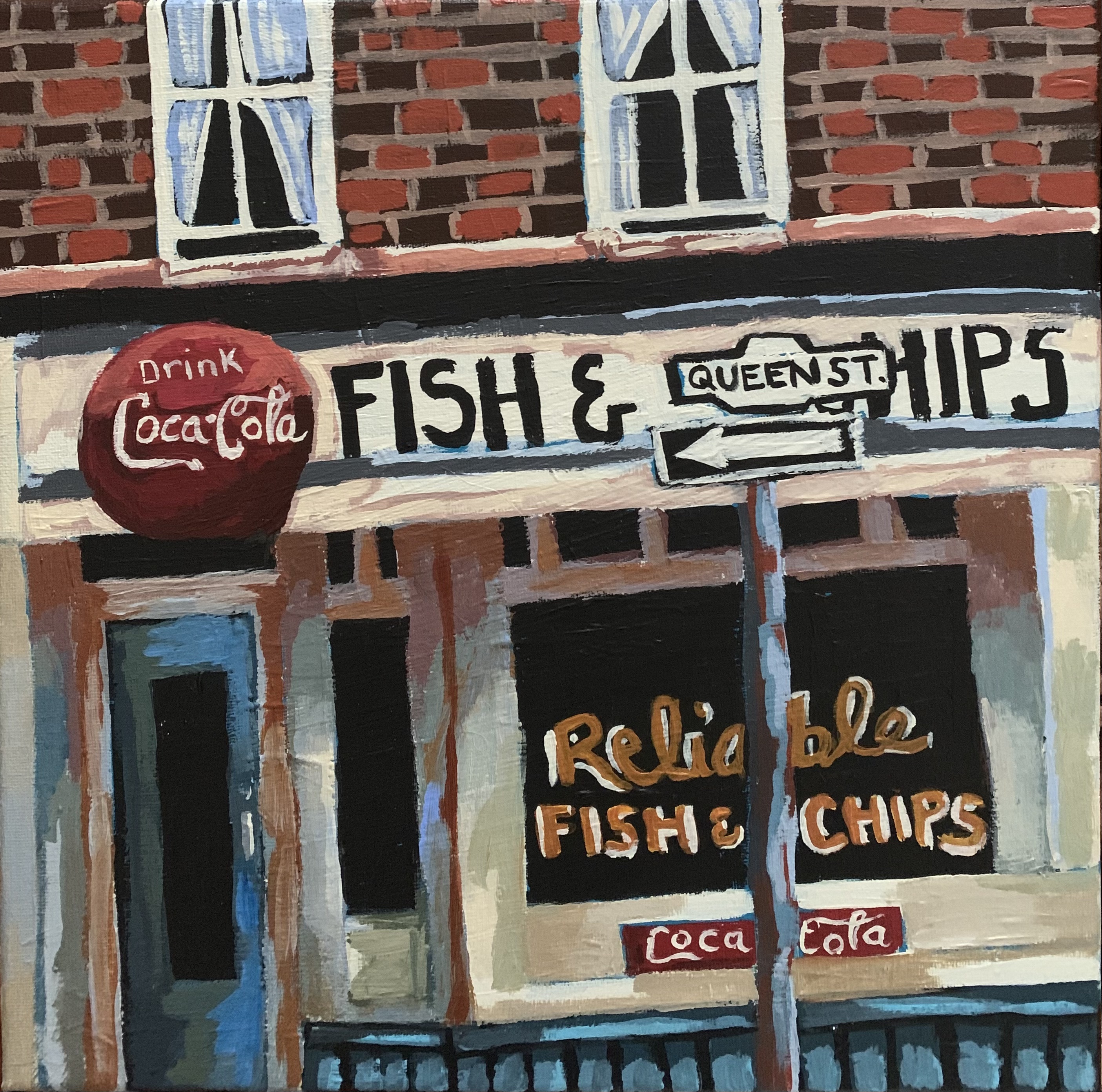 Fish & Chips Painting