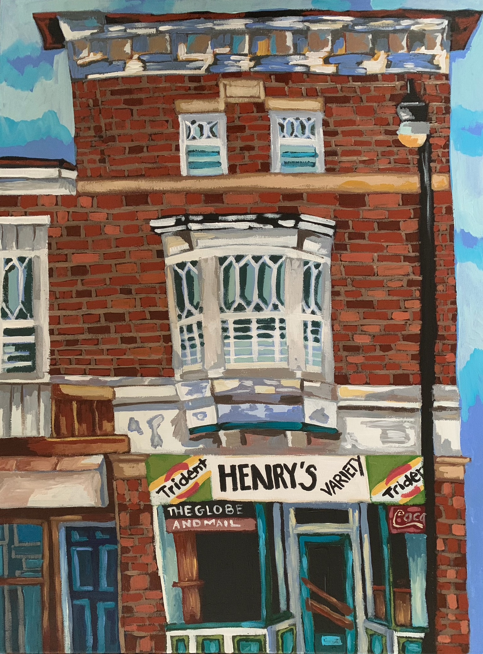 Vintage Painting of Henry’s Variety Store