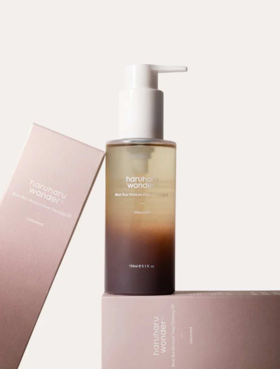 Haruharu WONDER - Huile nettoyante intense hydratation au Riz Noir 150 ml