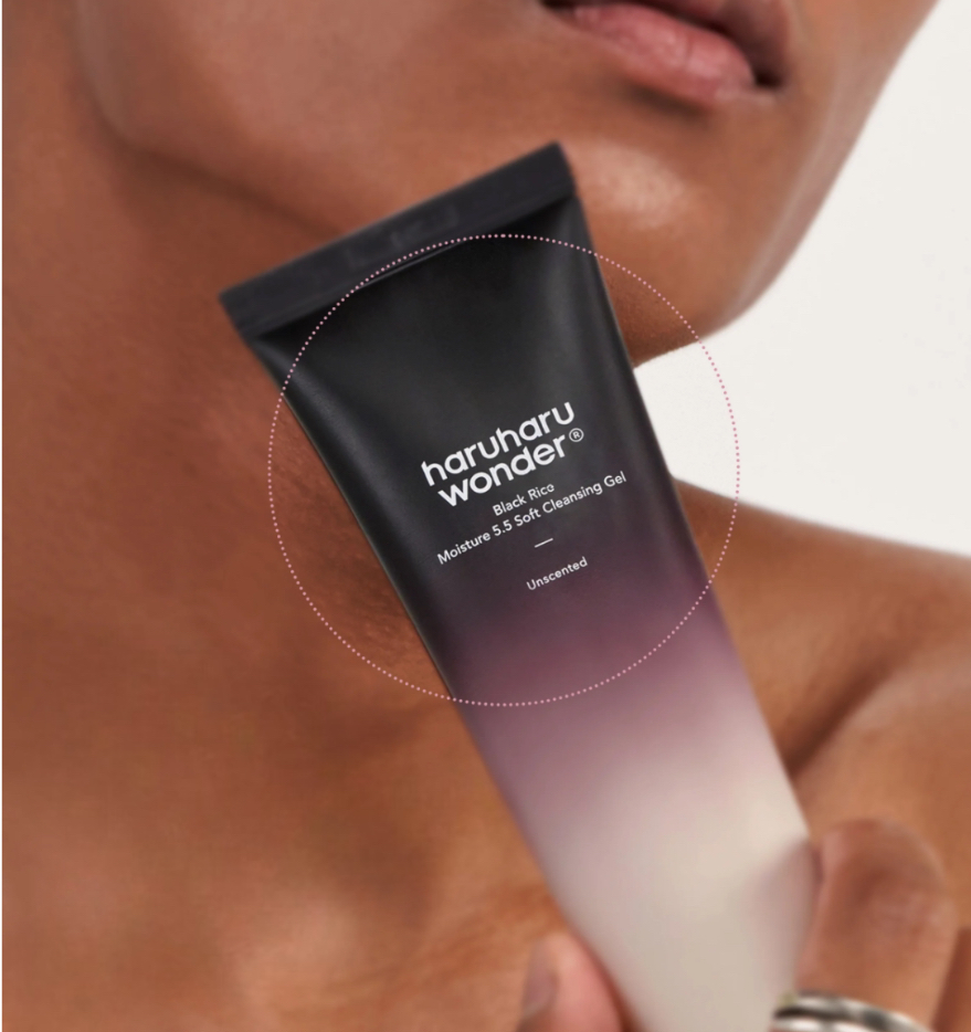 Haruharu WONDER - Gel nettoyant hydratant doux 5.5 au Riz Noir 100 ml